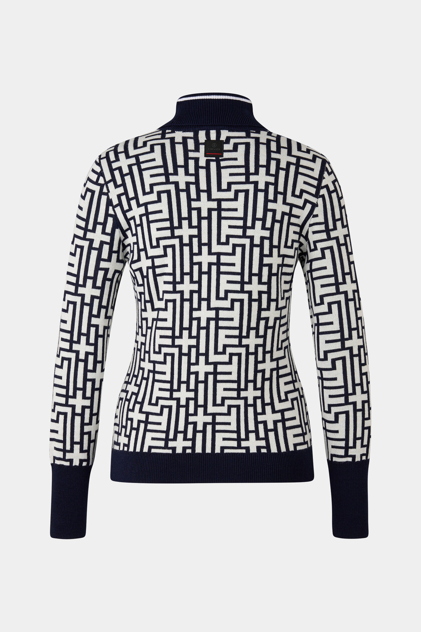 Jacquard jumper Maira Dark blue/white