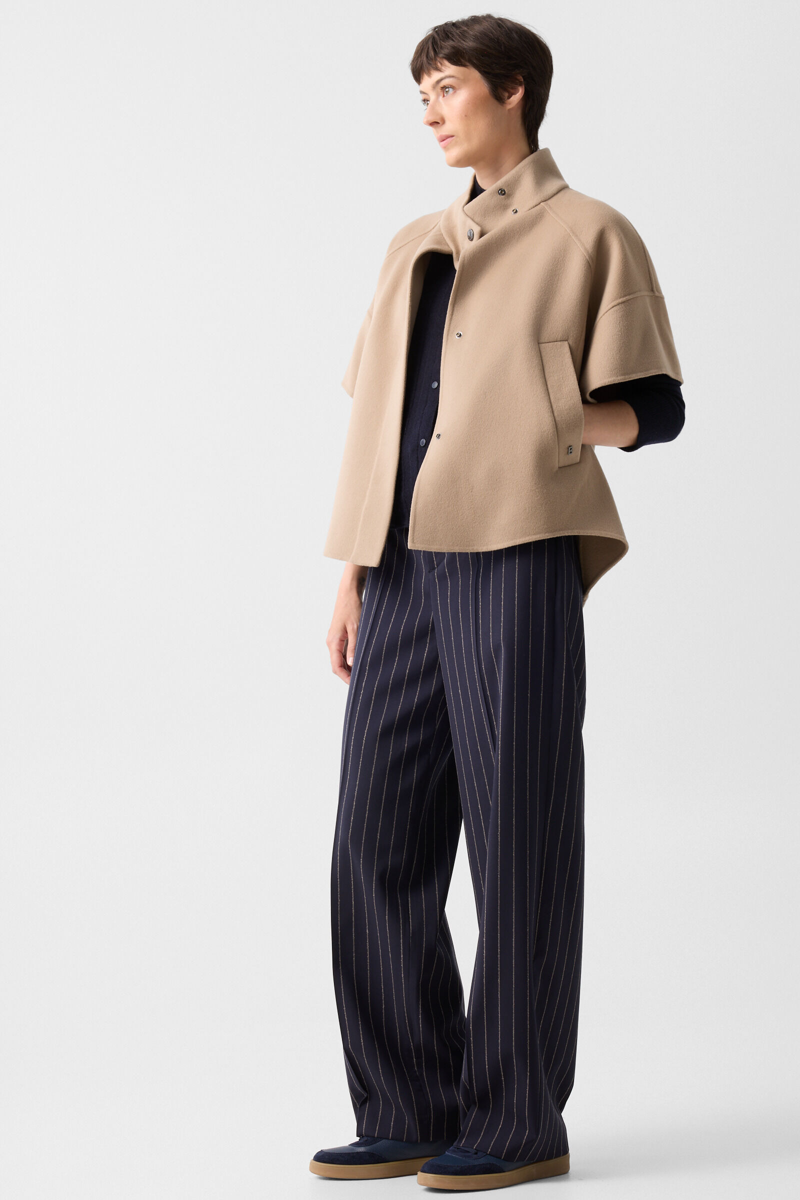 Wool waistcoat Venice Camel