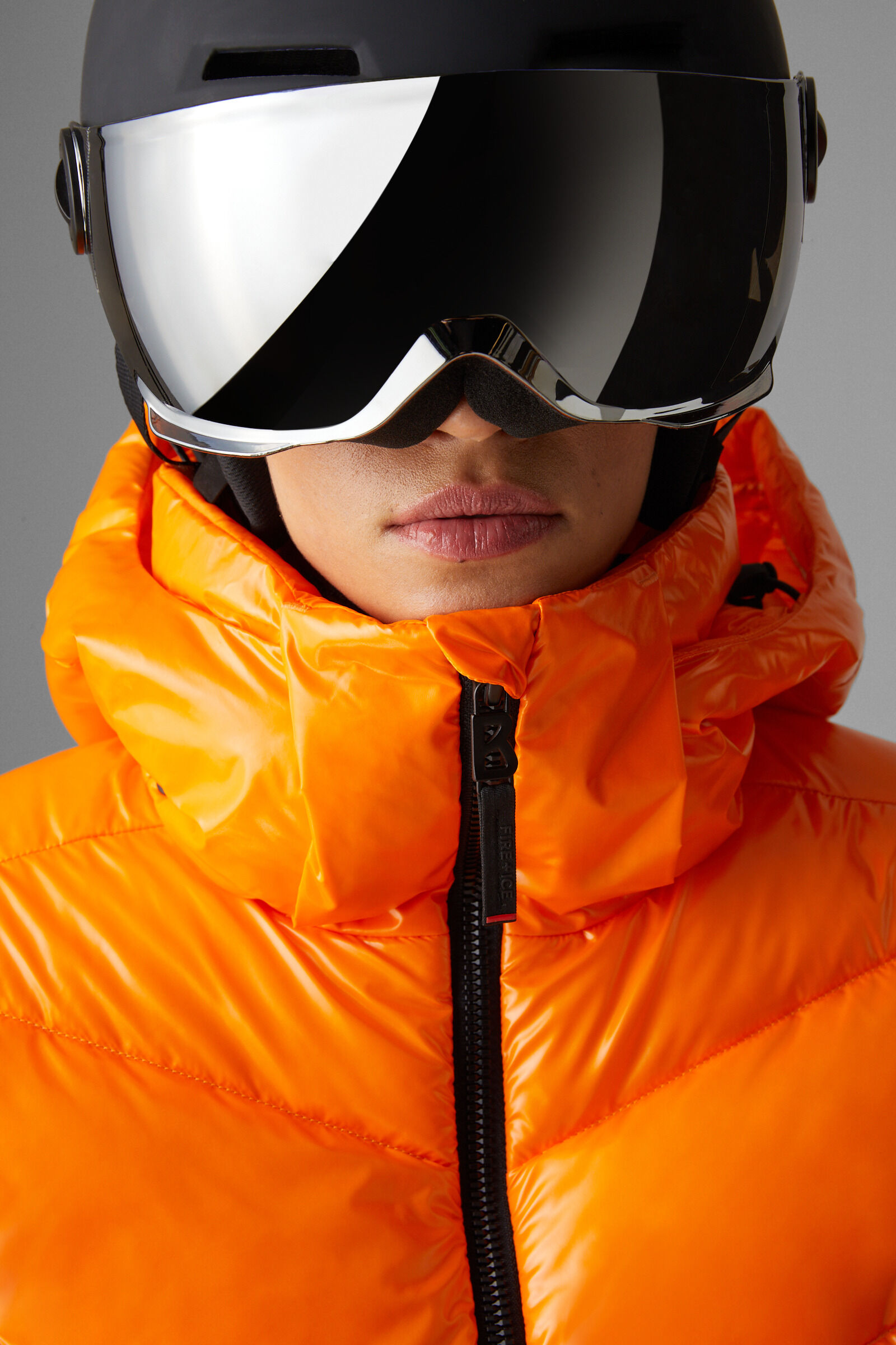 Orange ski best sale suit