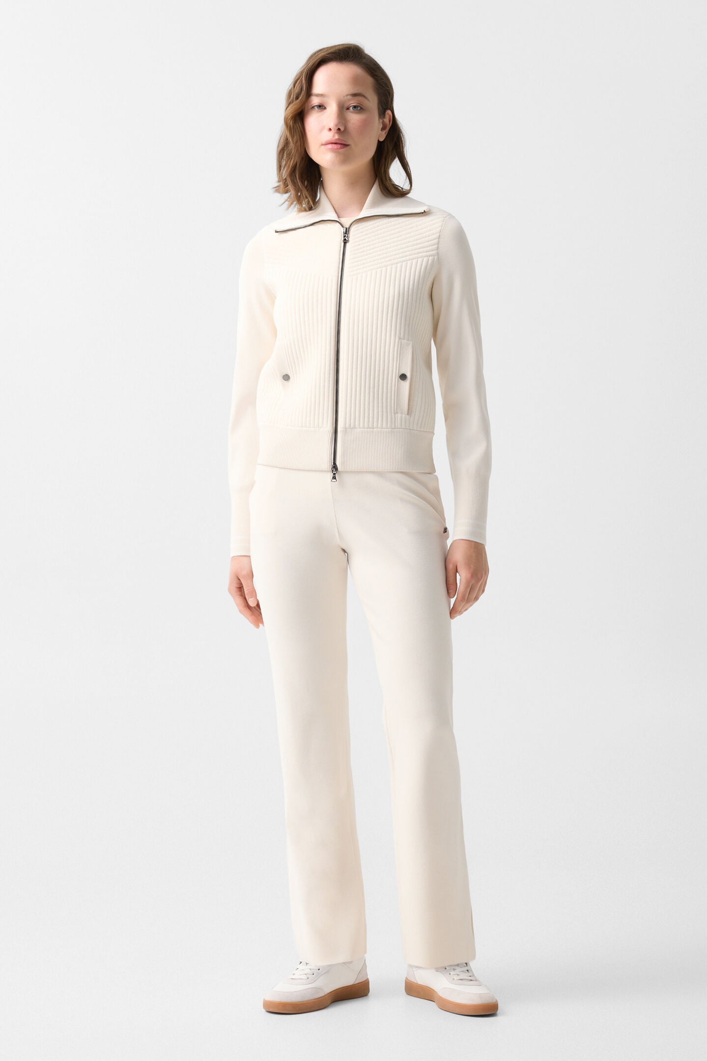 Jana knit jacket Cream