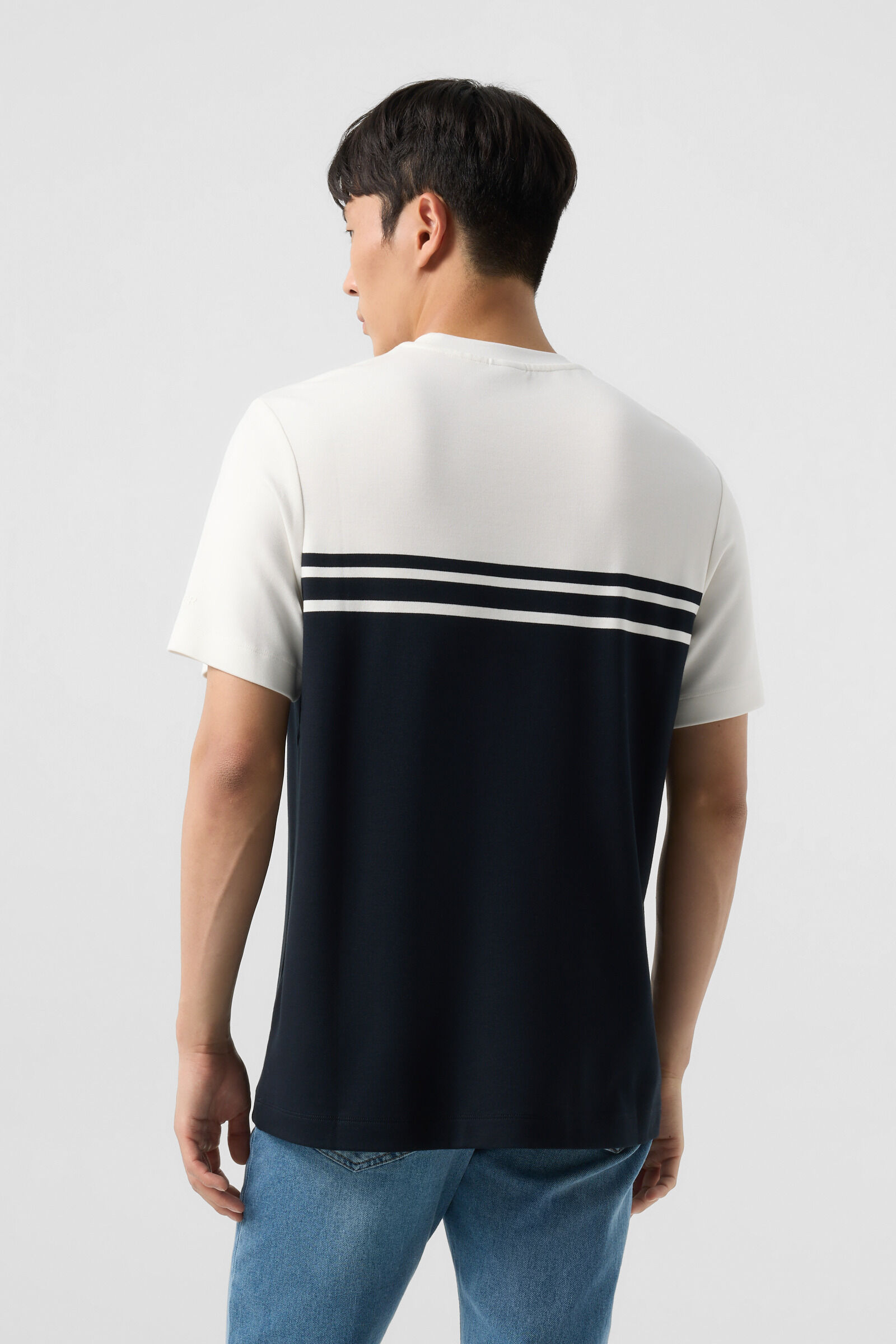 T-shirt Pete Black/cream