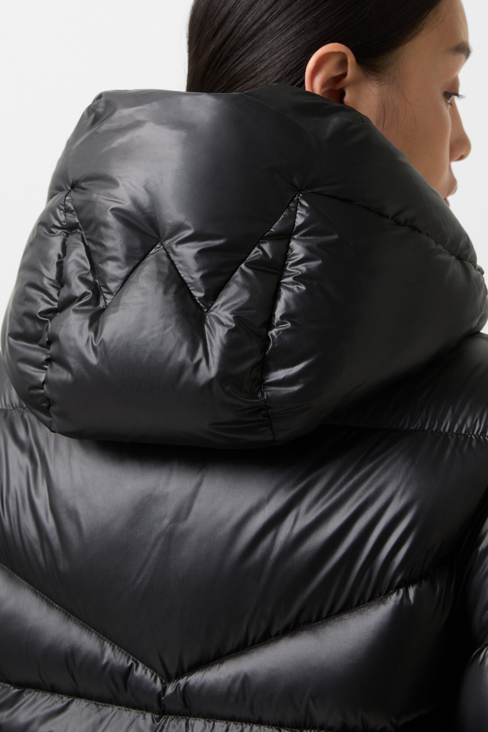 Xally down jacket Anthracite