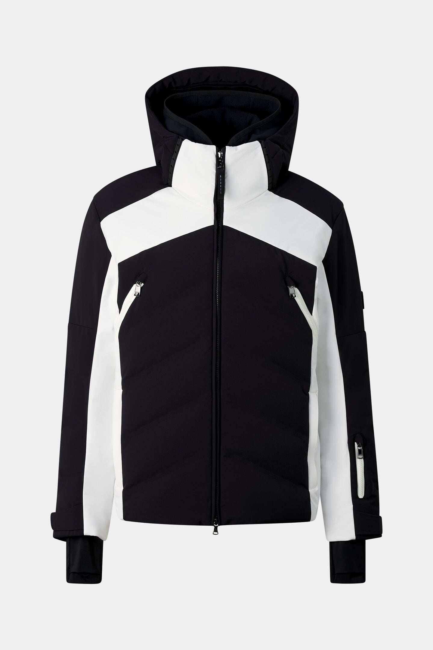 Jervie ski jacket Black and white