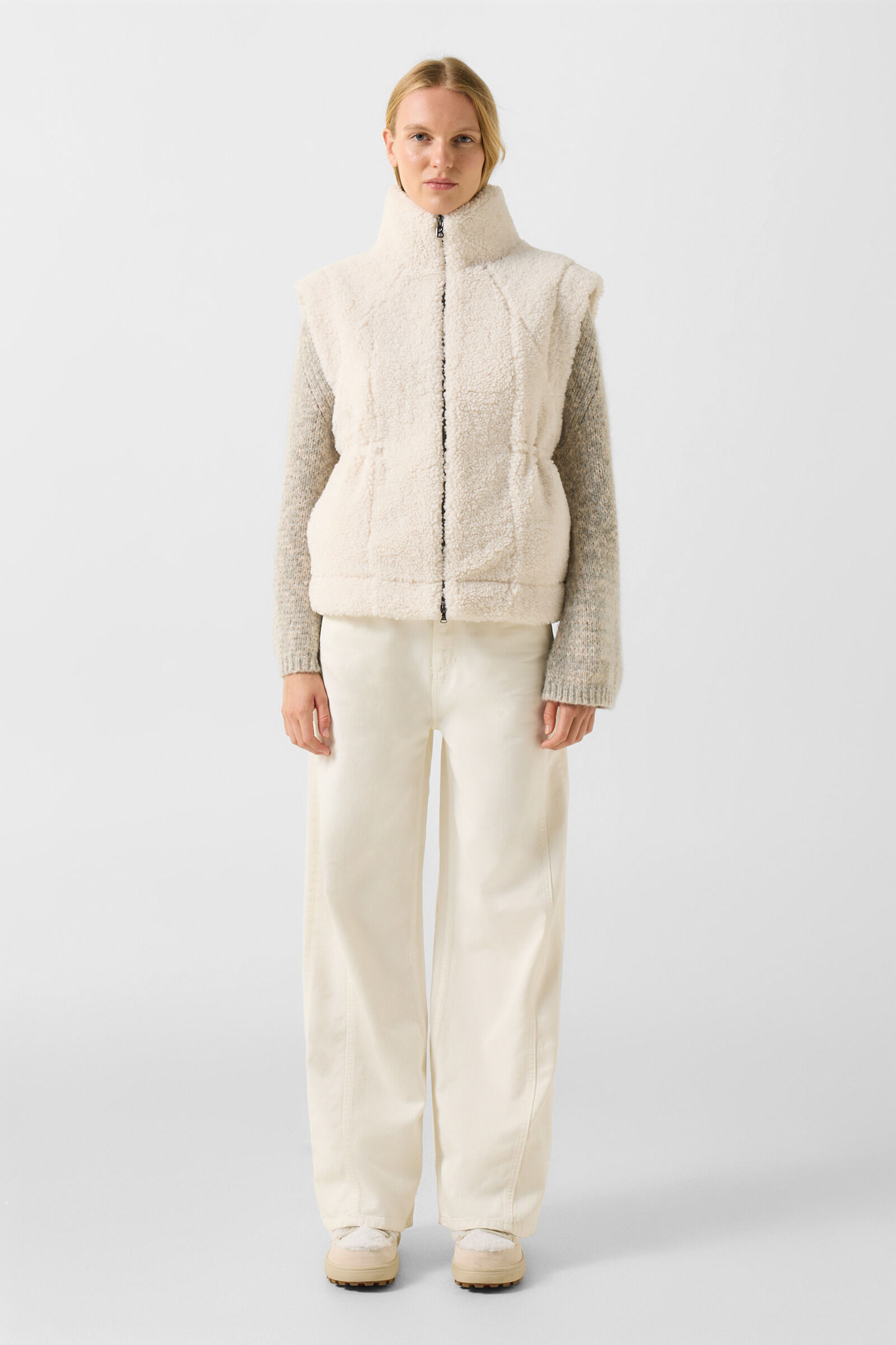 Teddy-Weste Kylie Off-White