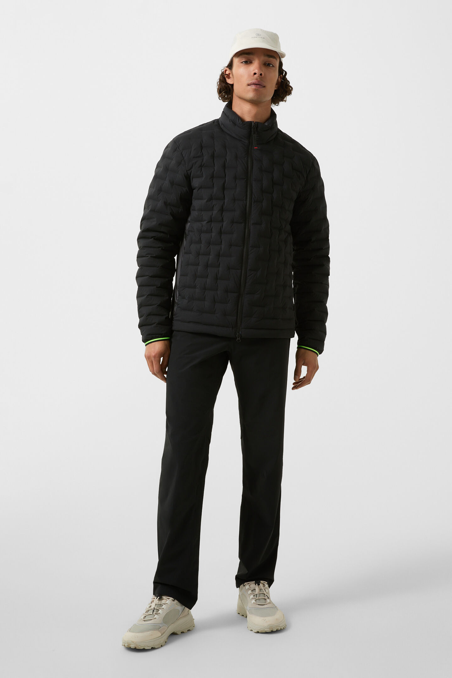 Lightweight down jacket Gray Black