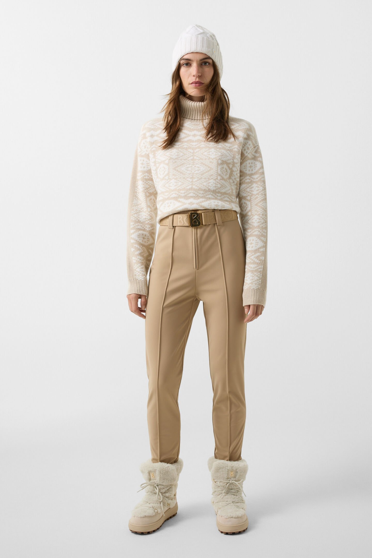 Eirin softshell stirrup trousers Beige