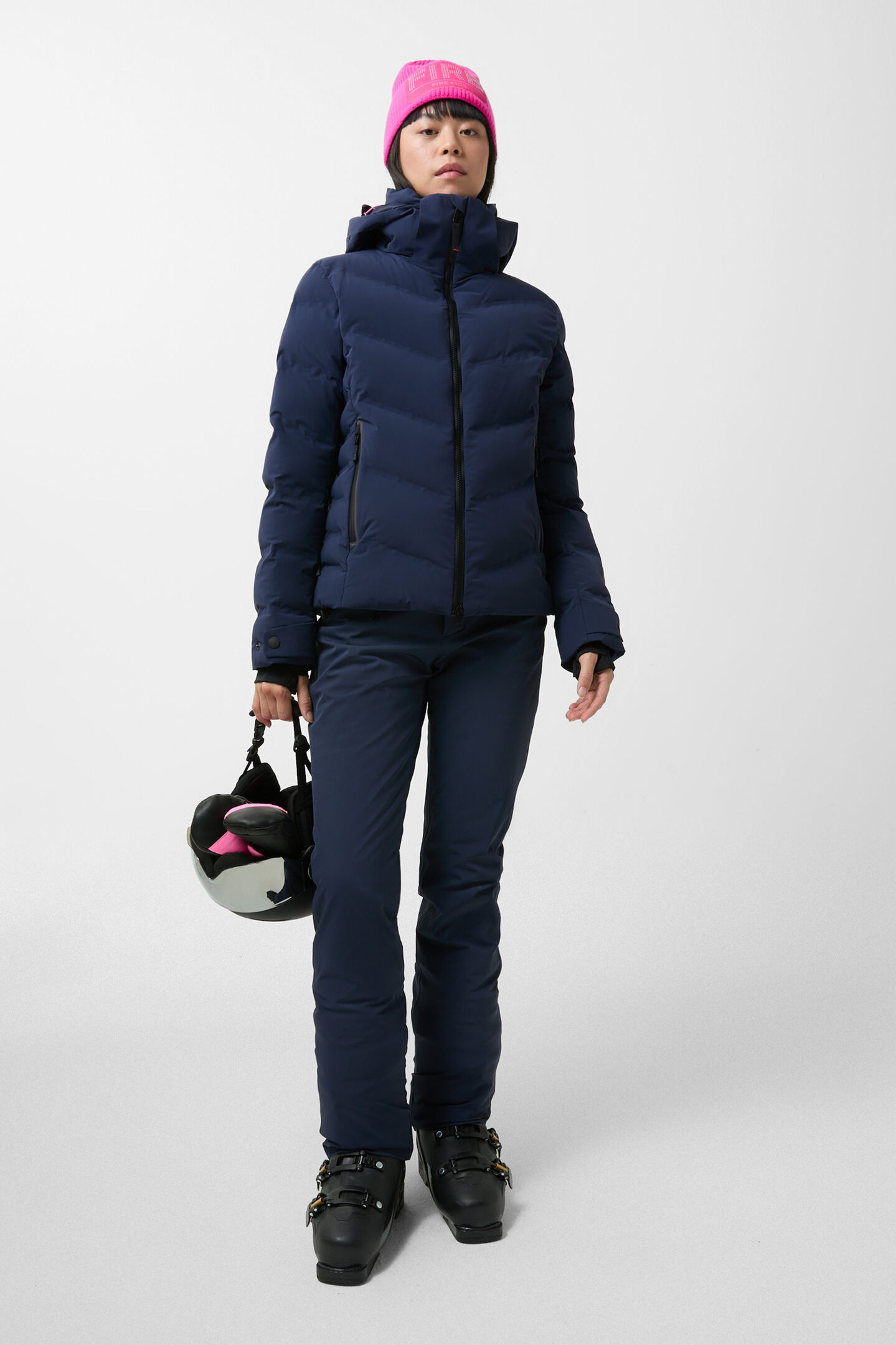 Tech-Sael quilted jacket Dark blue