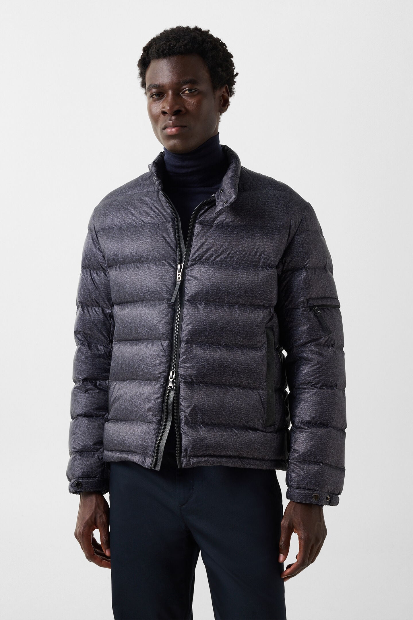 Hugh down jacket Anthracite/Navy
