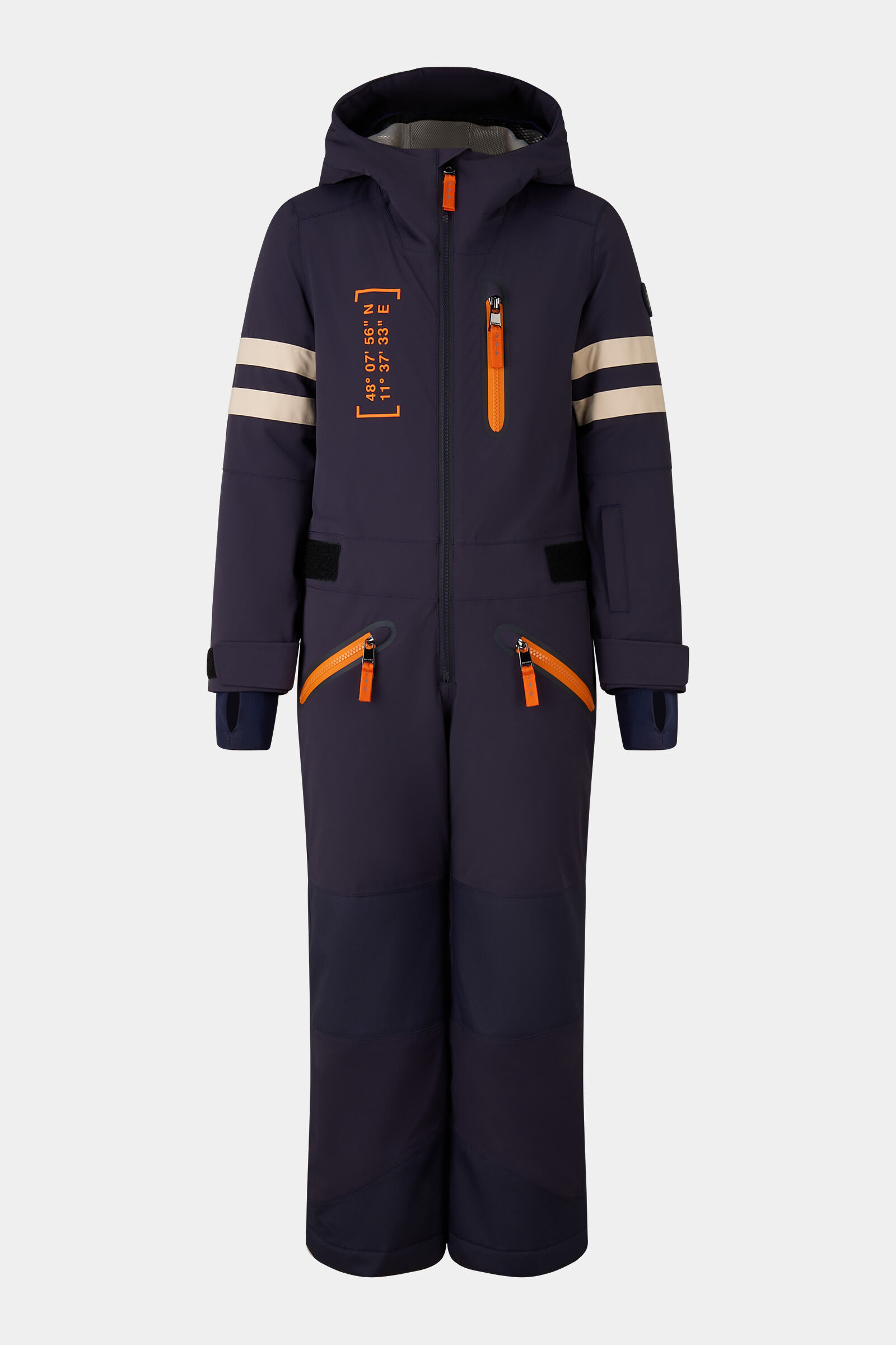 Kids ski overalls Powder Navy blue