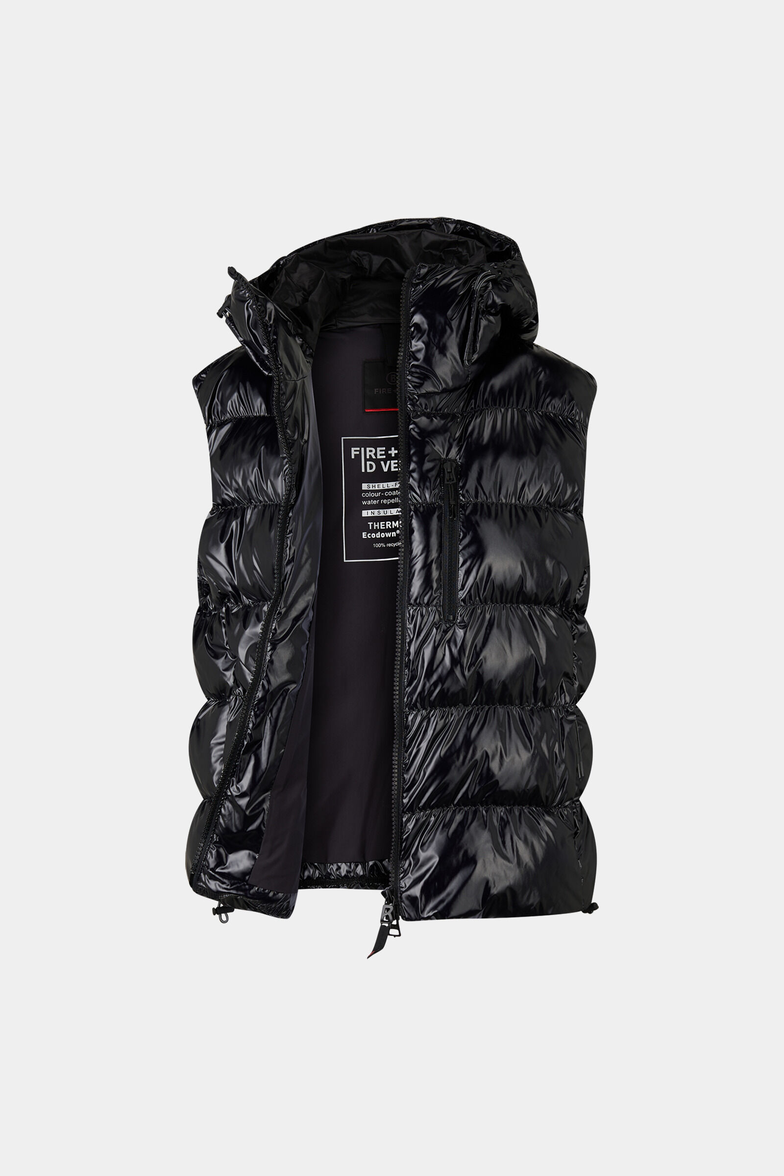 Naima quilted waistcoat Black