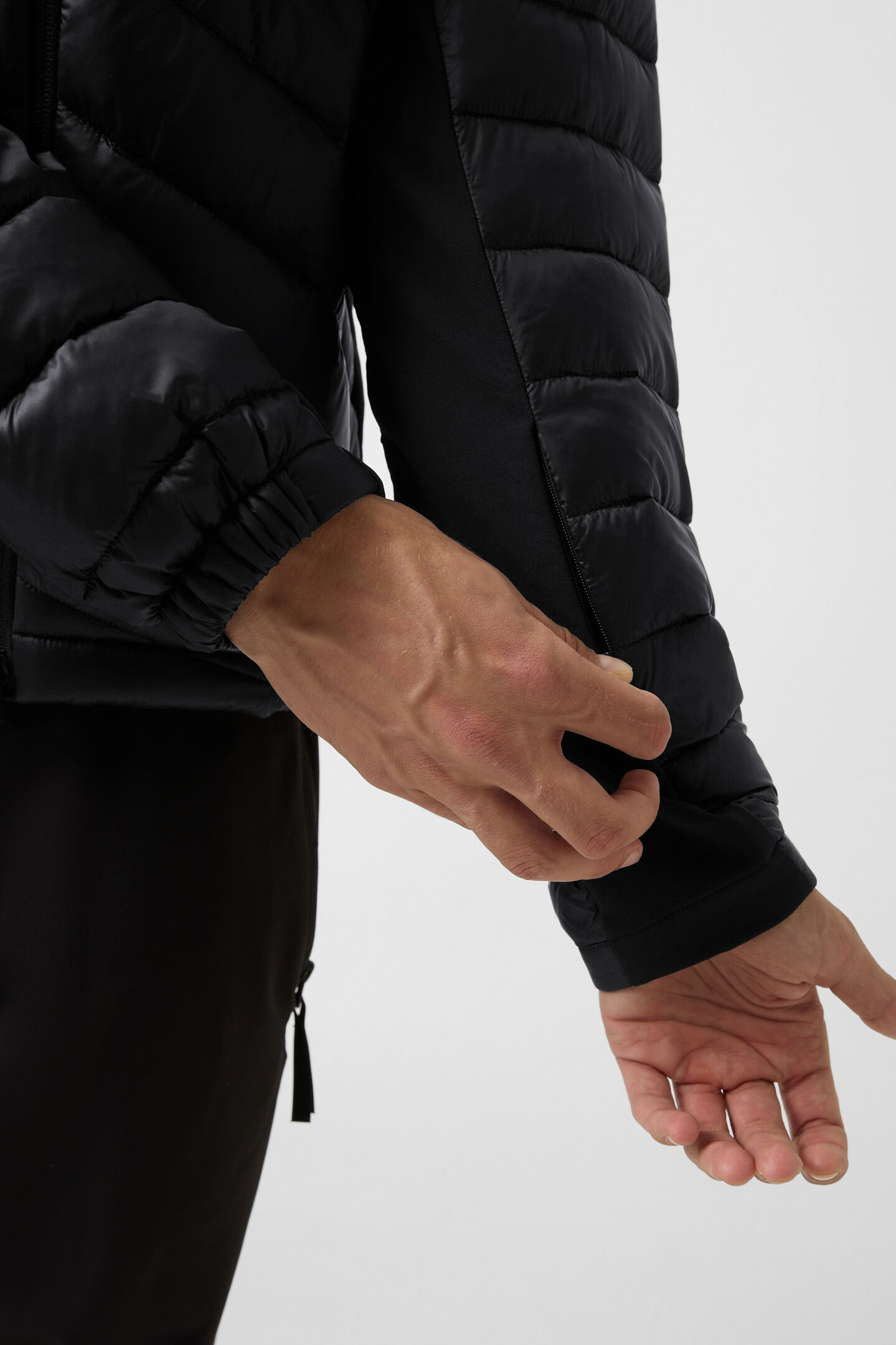 Elvis quilted jacket Black