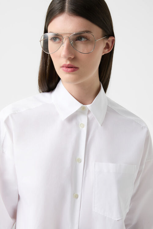 Poplin blouse Nadine White