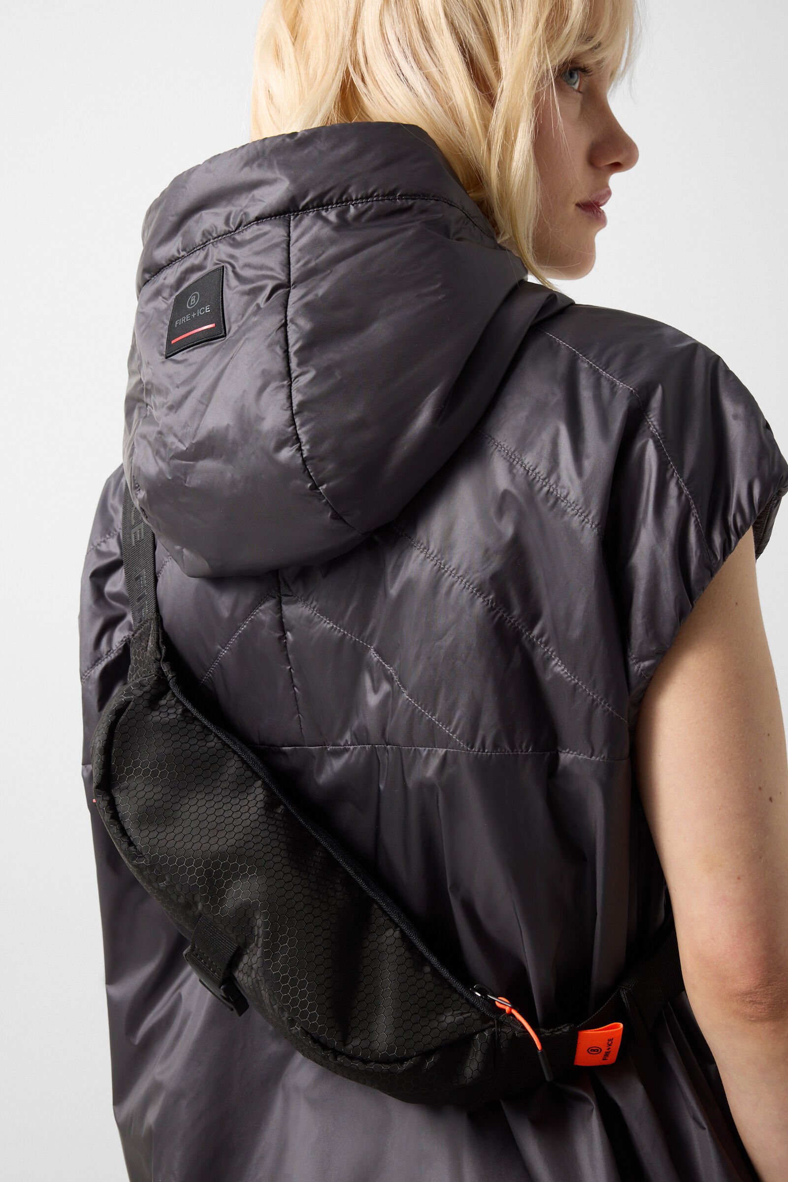 Fenny quilted waistcoat Anthracite