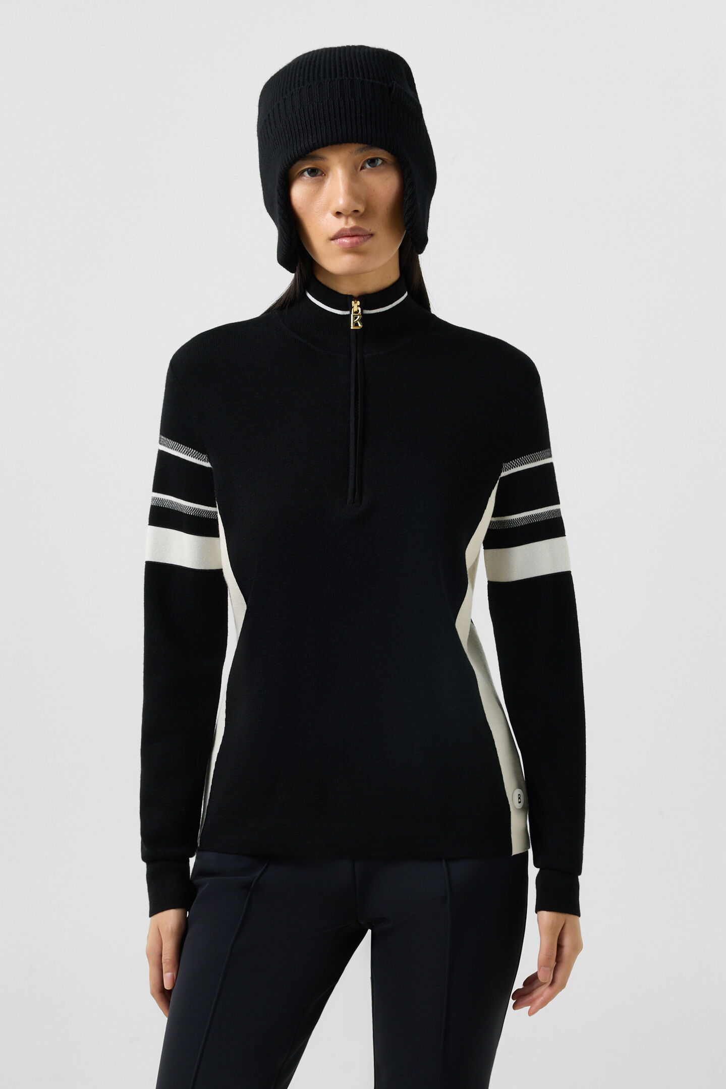 Pullover Lari Schwarz/Wei&szlig;