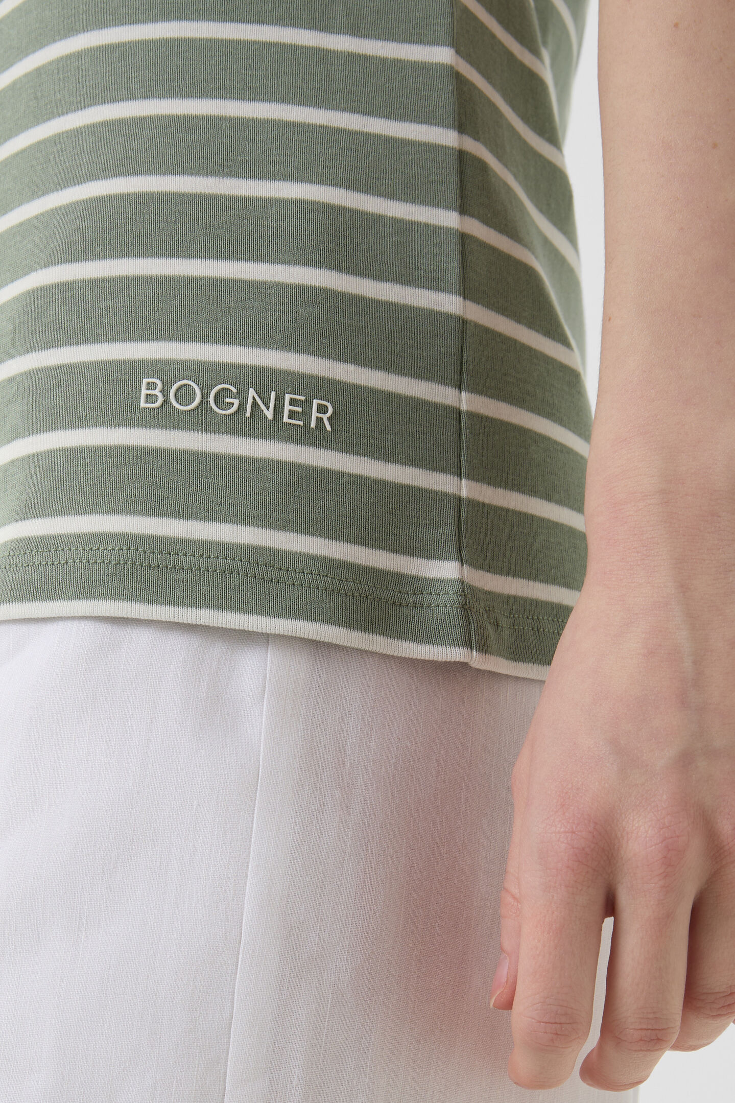 T-shirt Louna Lime green/off-white