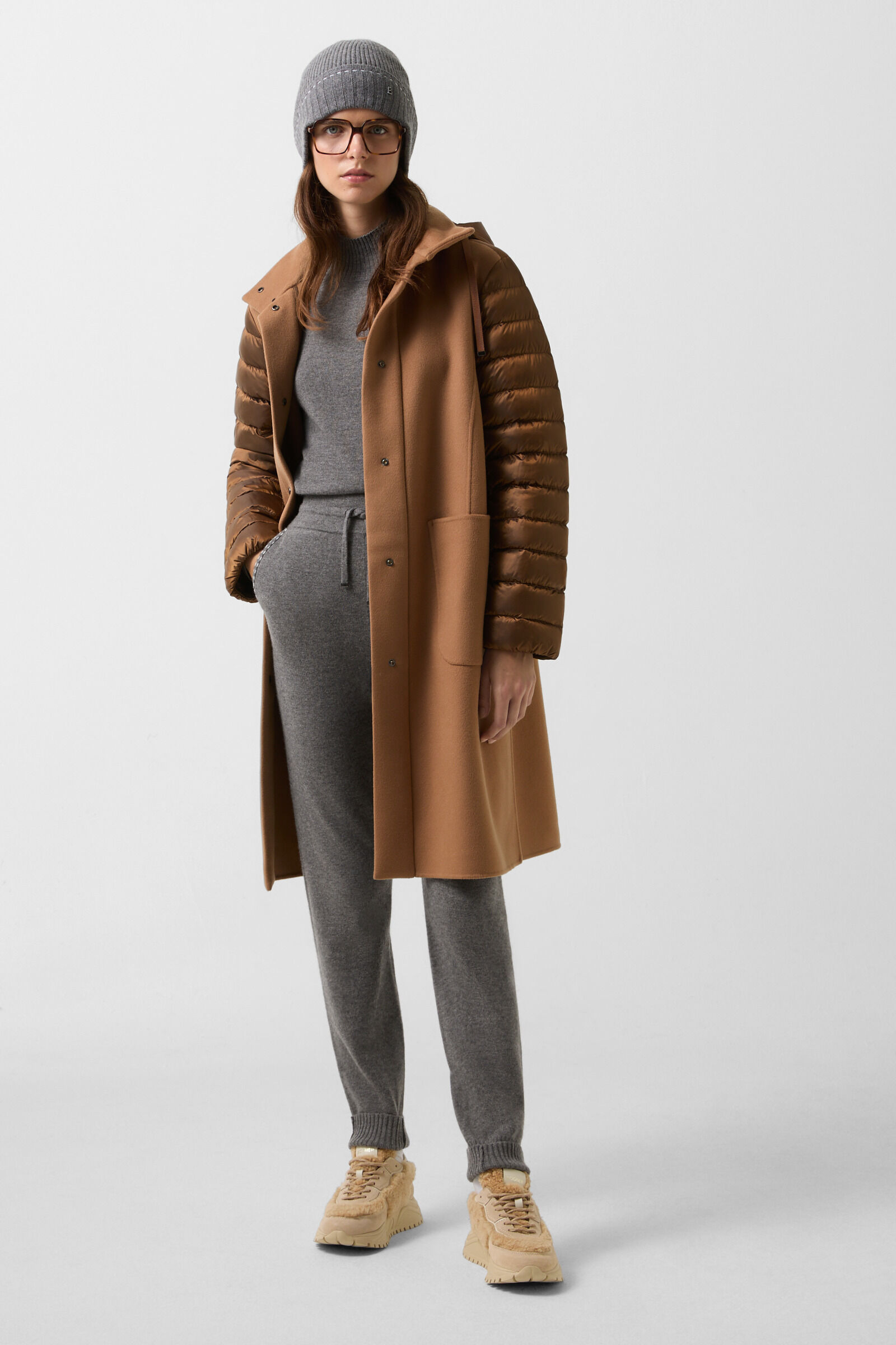 Knitted trousers Lily Anthracite