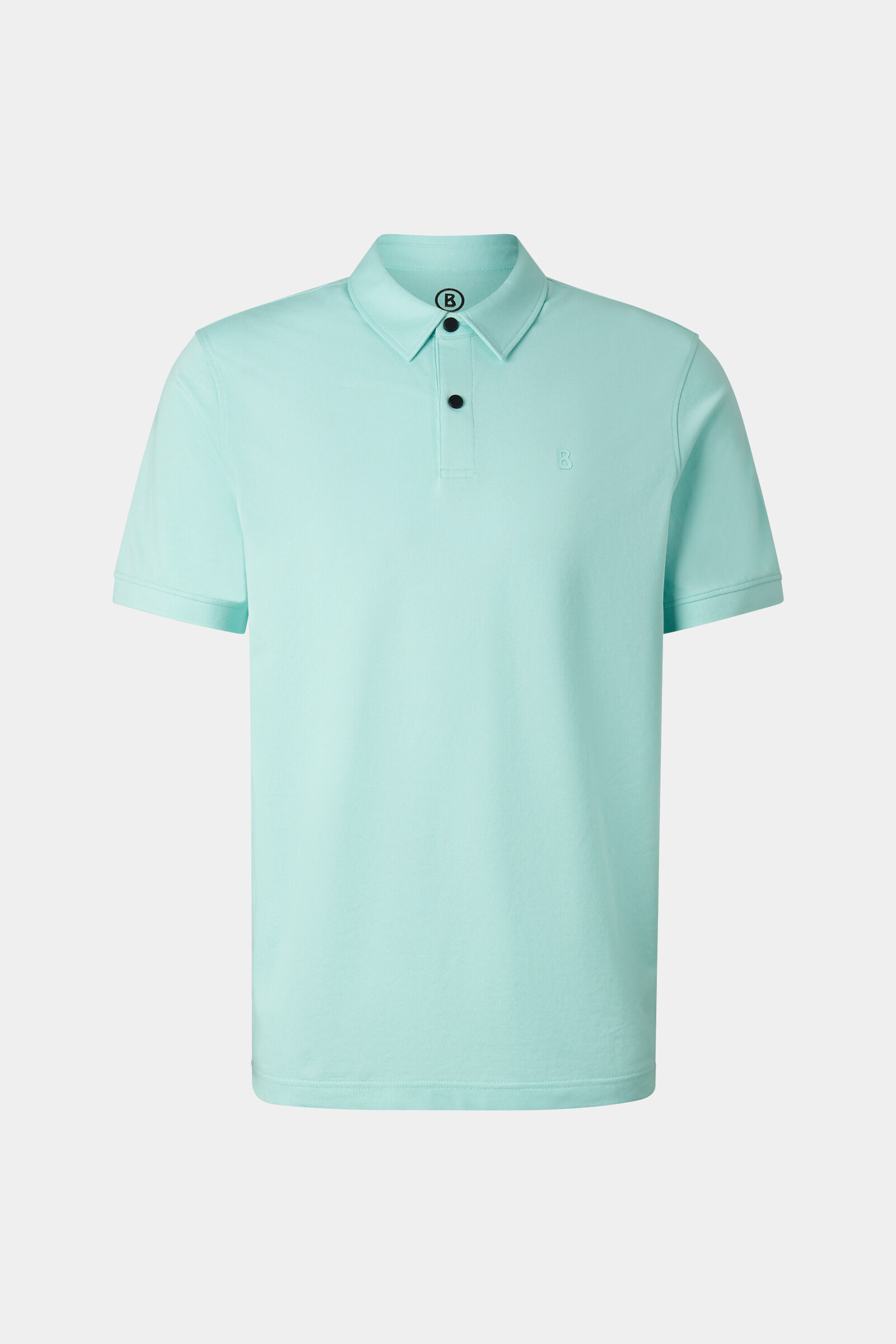 Timo polo shirt Cyan-blue