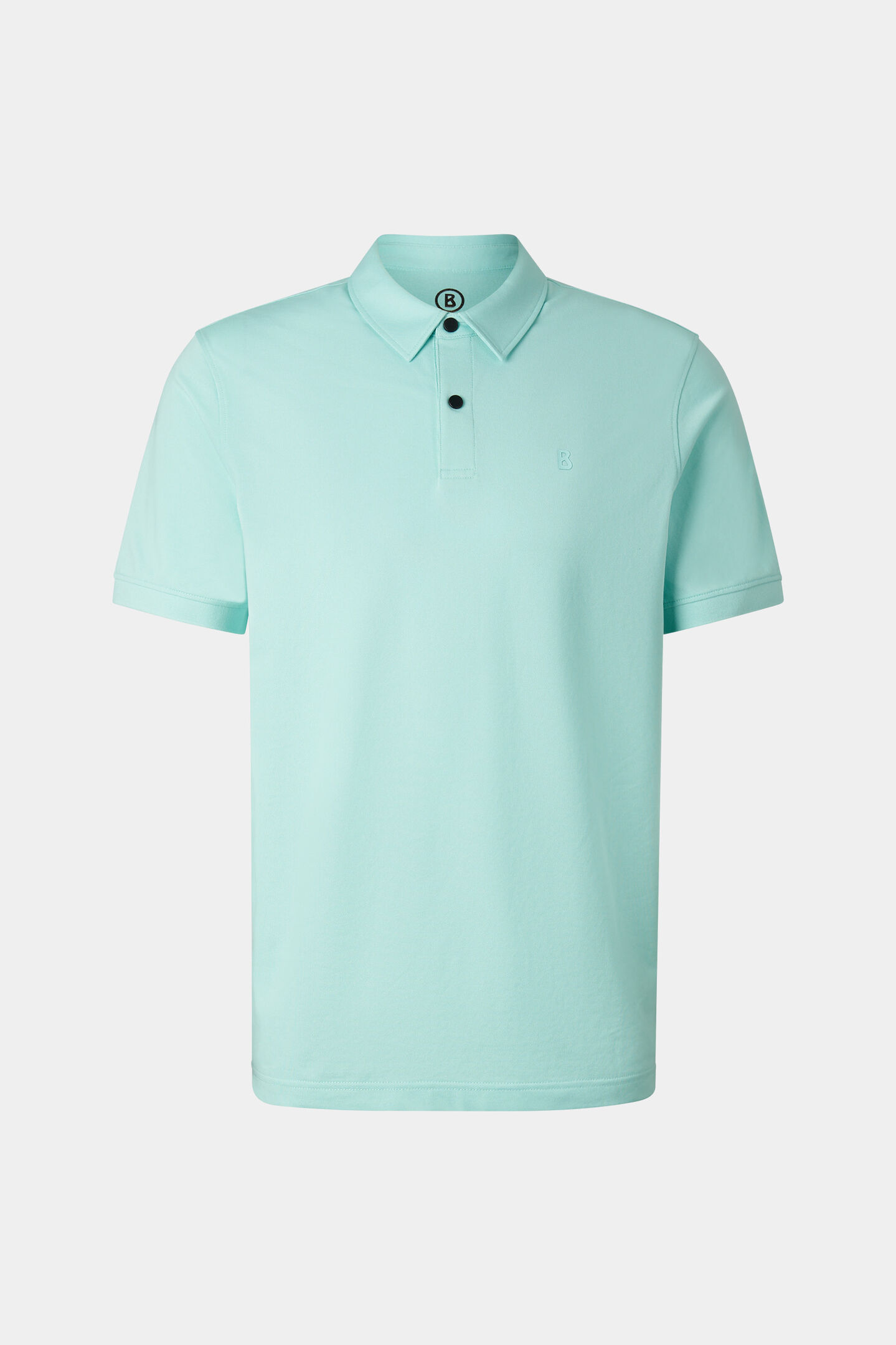 Timo polo shirt Cyan-blue