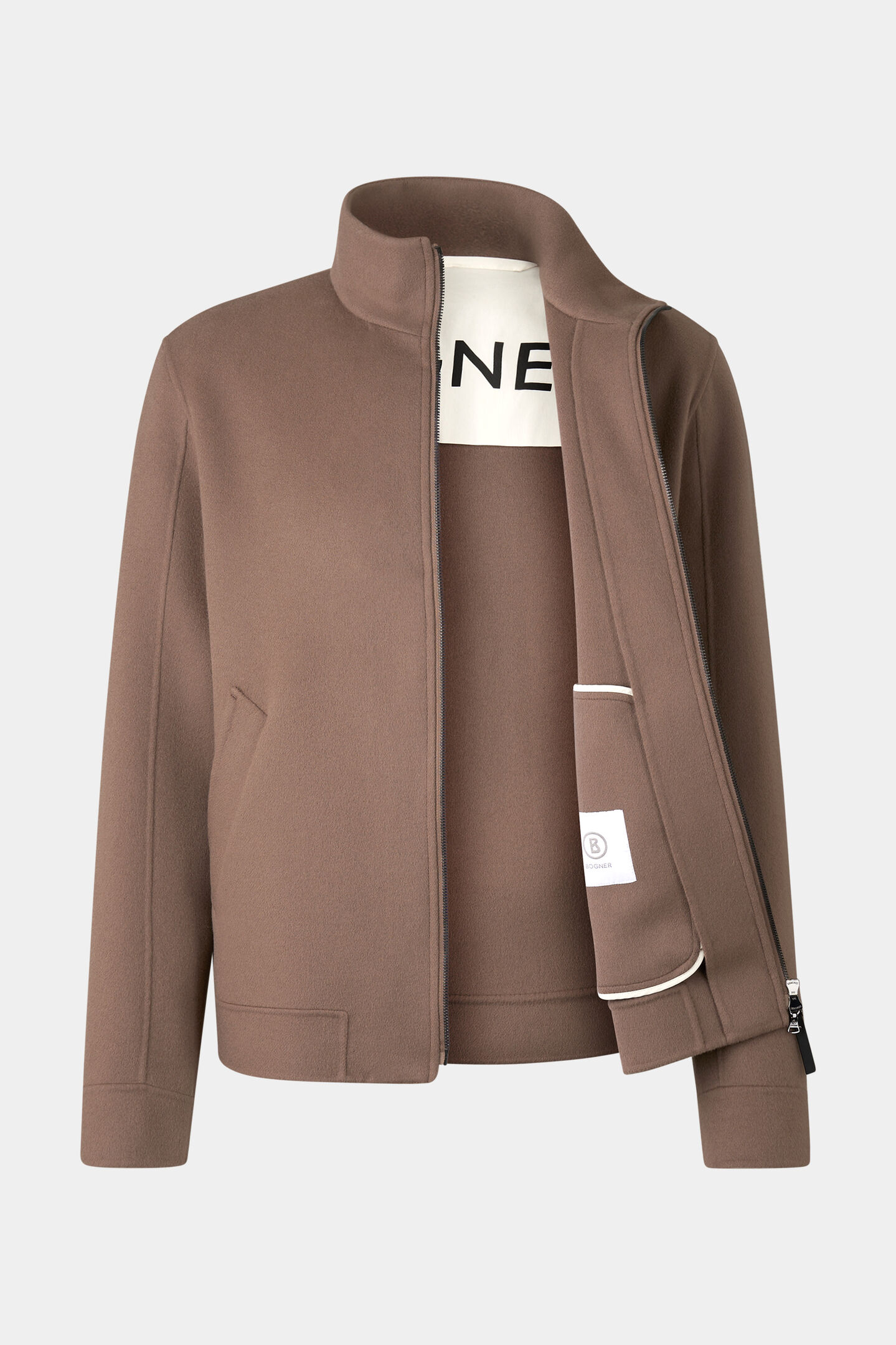 Doubleface-Blouson Brice Mud