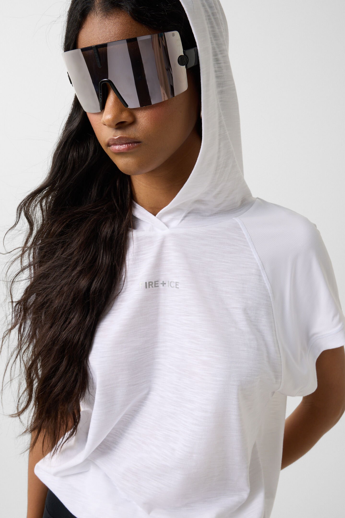 Damia hoodie shirt White