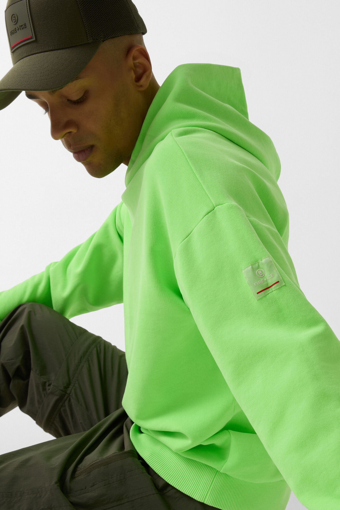 Hoodie Ilay Neon green