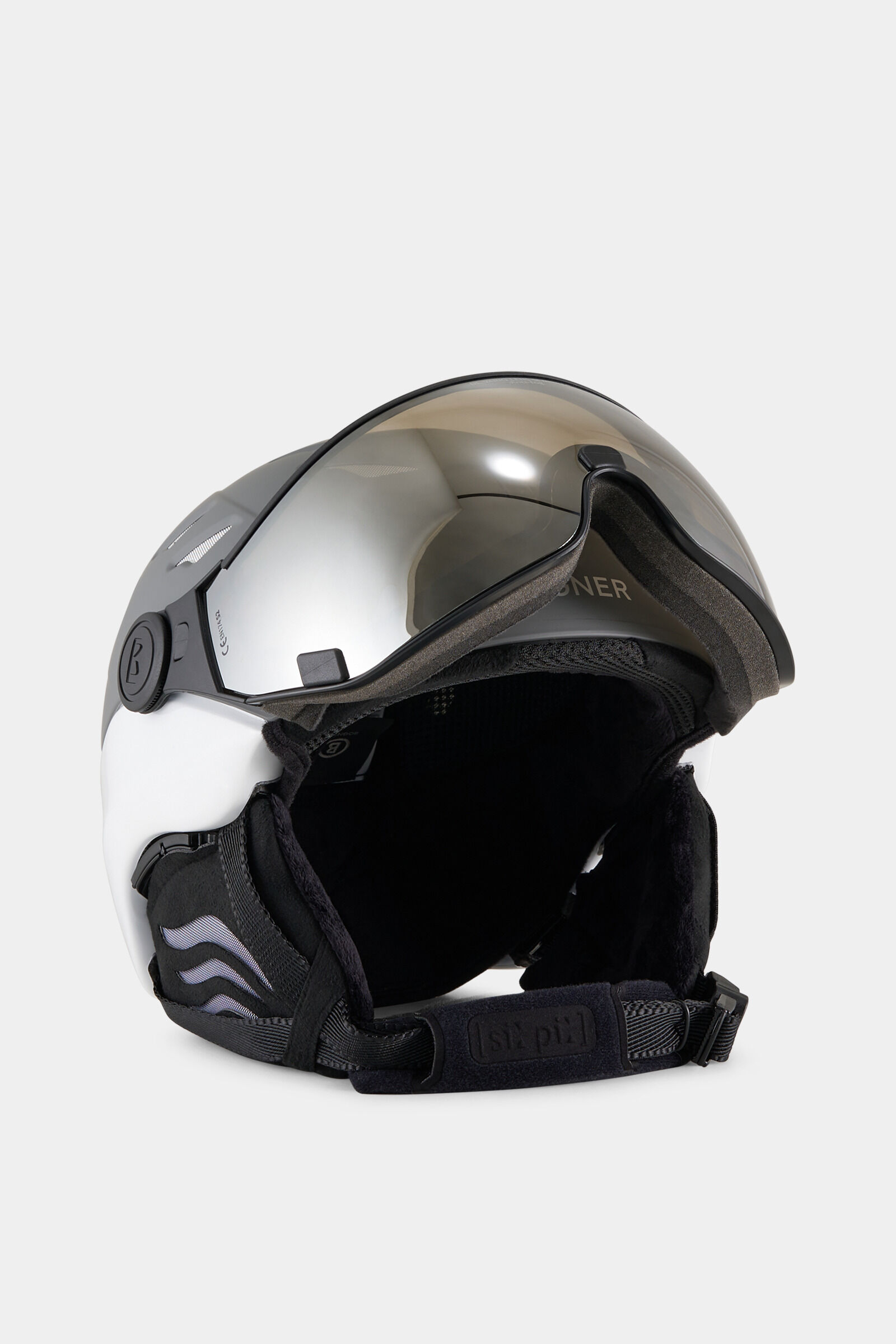 Skihelm St. Moritz Grau