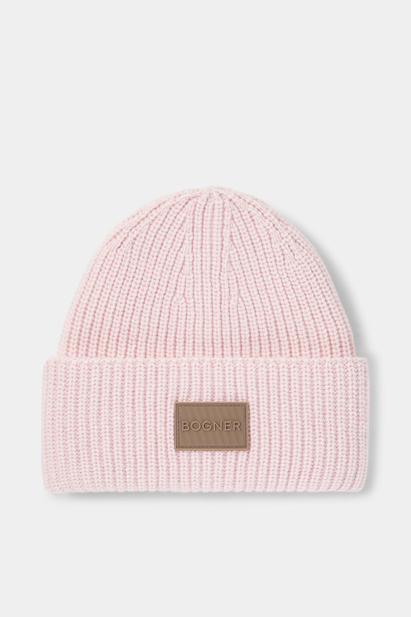 Schurwoll-Kaschmir-M&uuml;tze Larahk Rosa