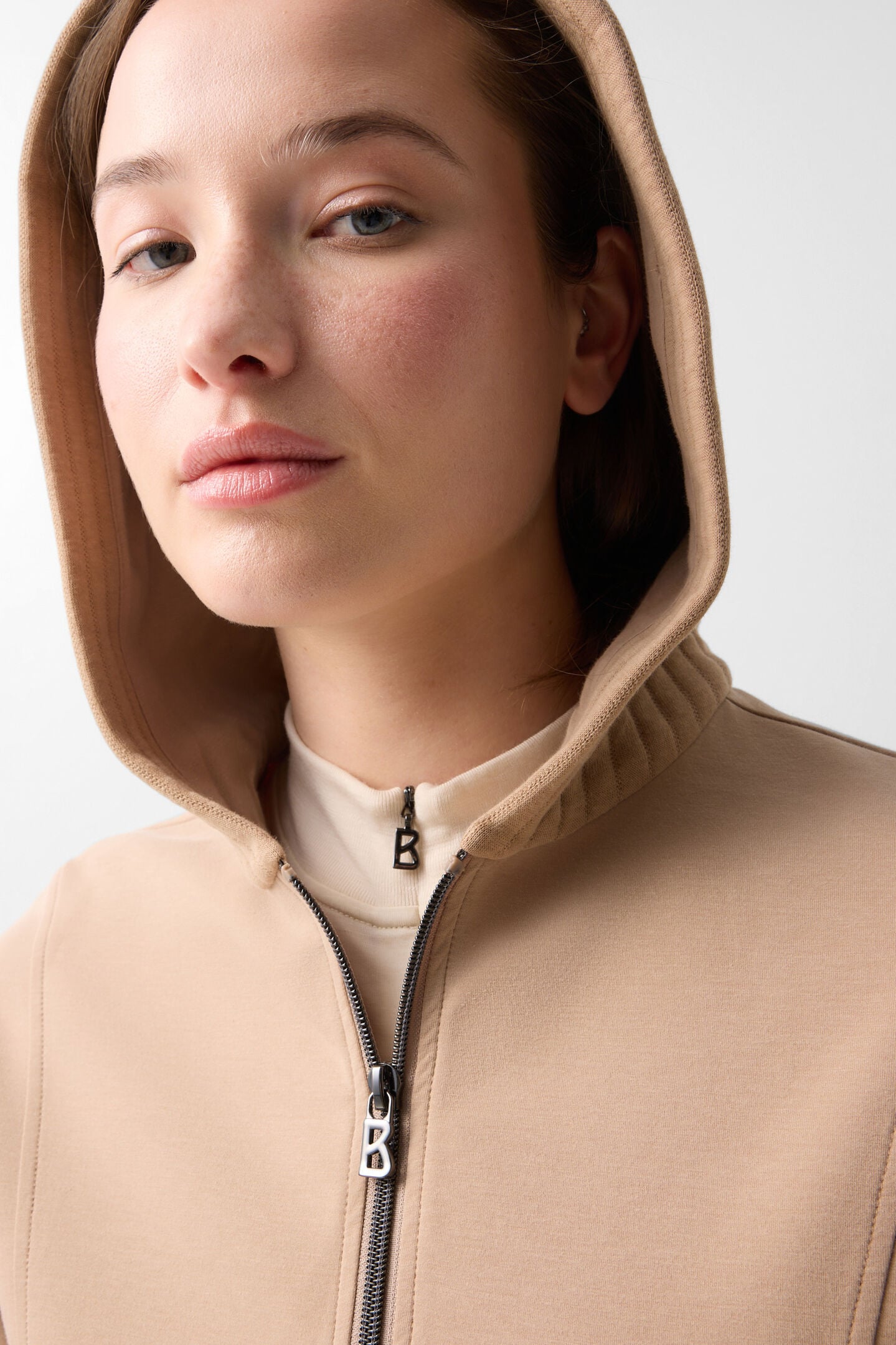 Alia sweat hoodie Camel