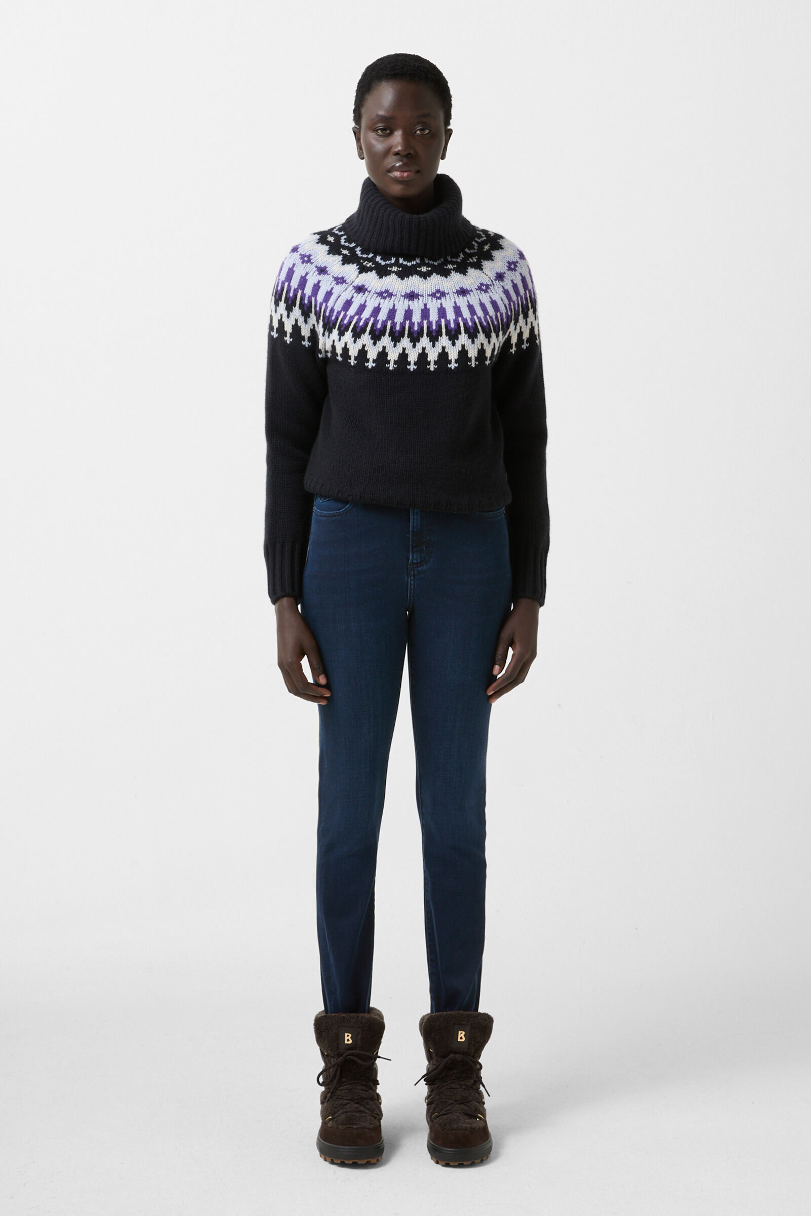 7/8 slim fit jeans Julie Dark Denim Blue