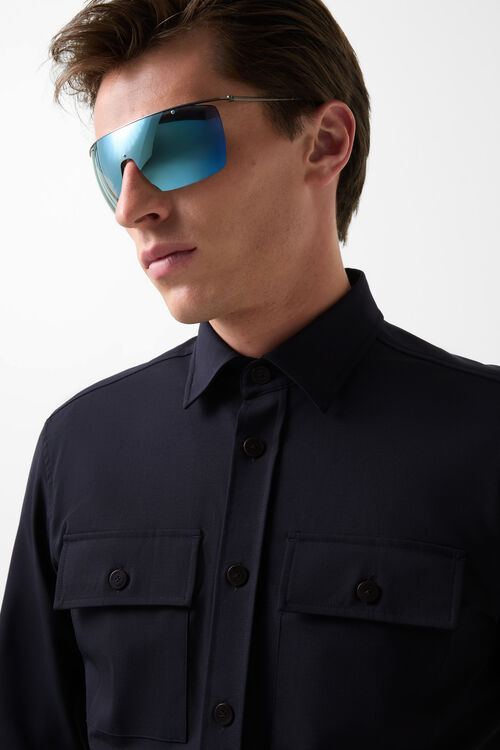 Hemd Clive Navy-Blau