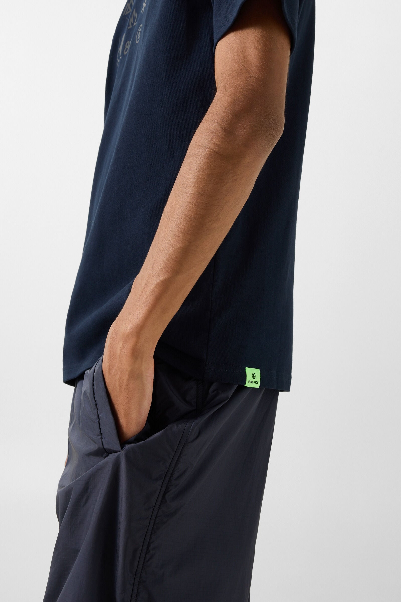 Mick Cotton T-shirt Navy