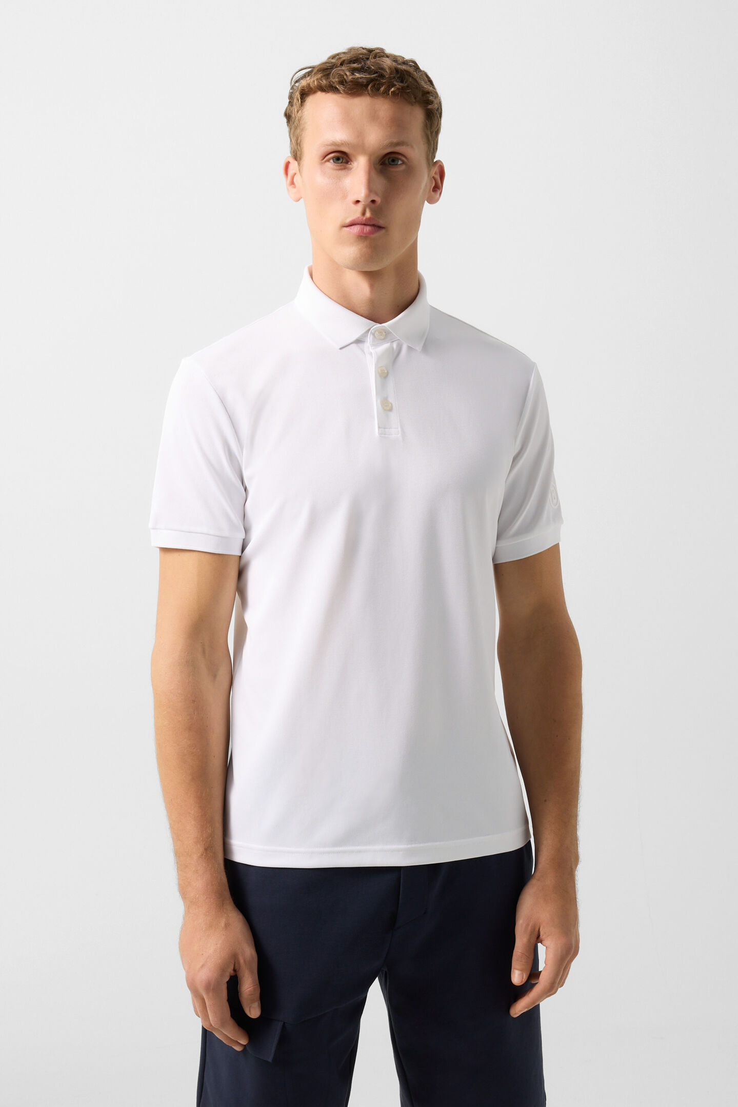Daniel functional short-sleeved top White
