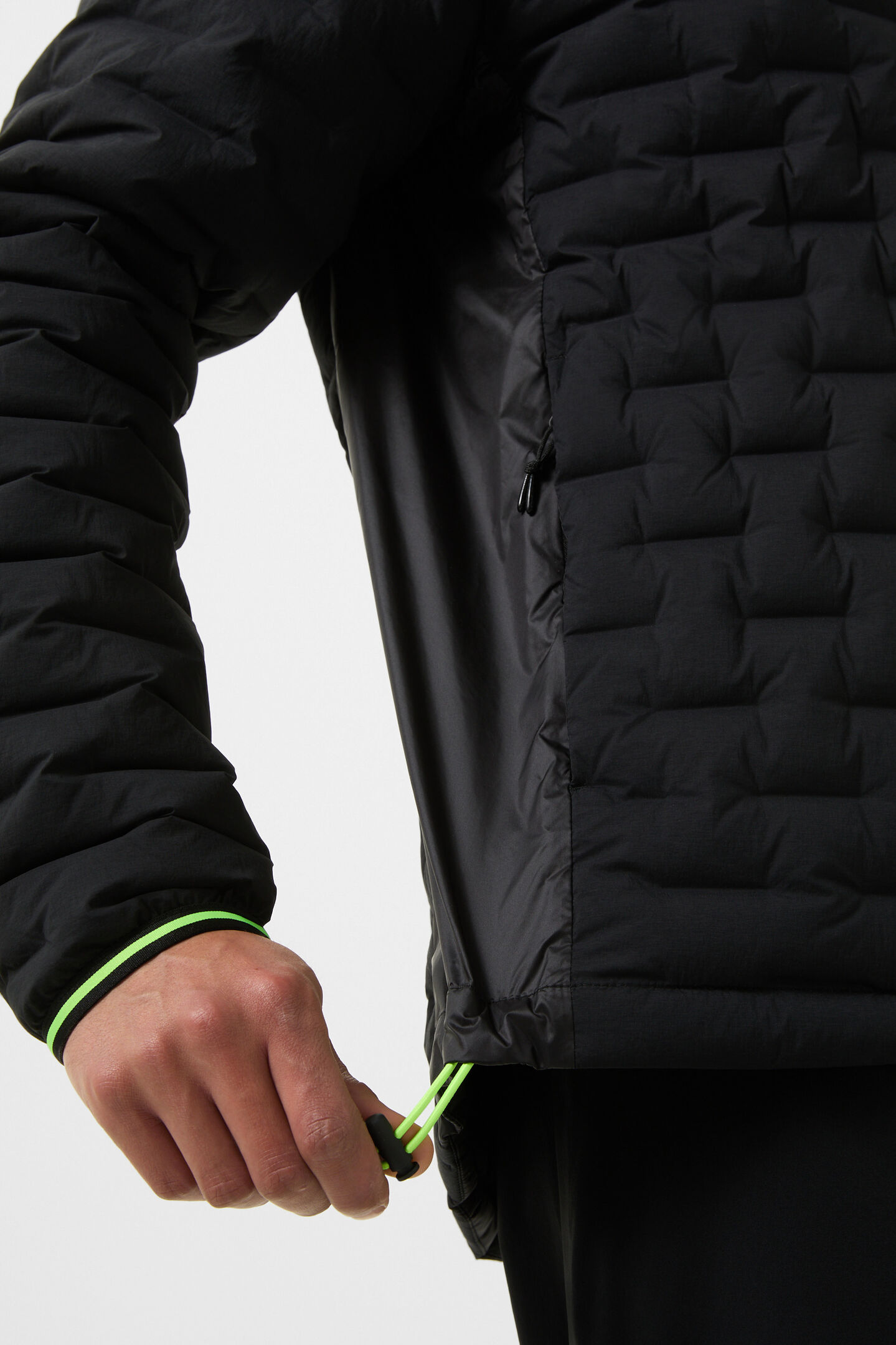 Lightweight down jacket Gray Black