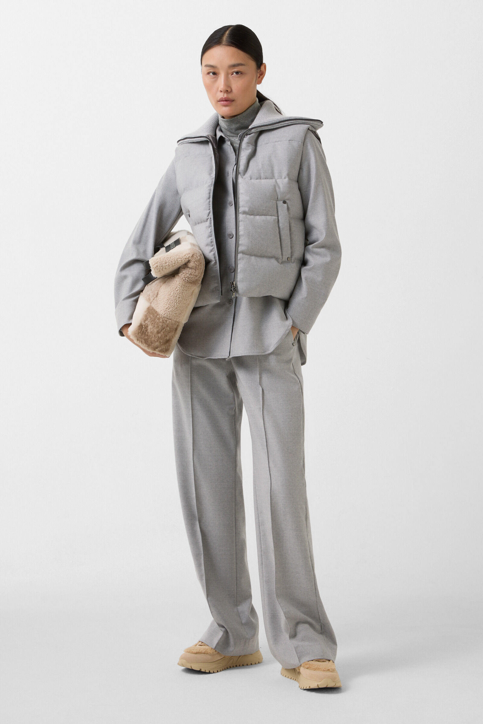 T-shirt long Silva Gris