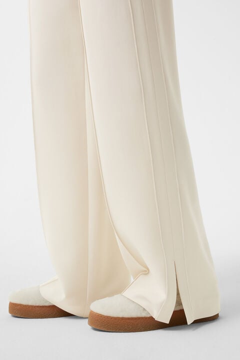 Suzy crepe marlene trousers Cream Suzy crepe marlene trousers Cream