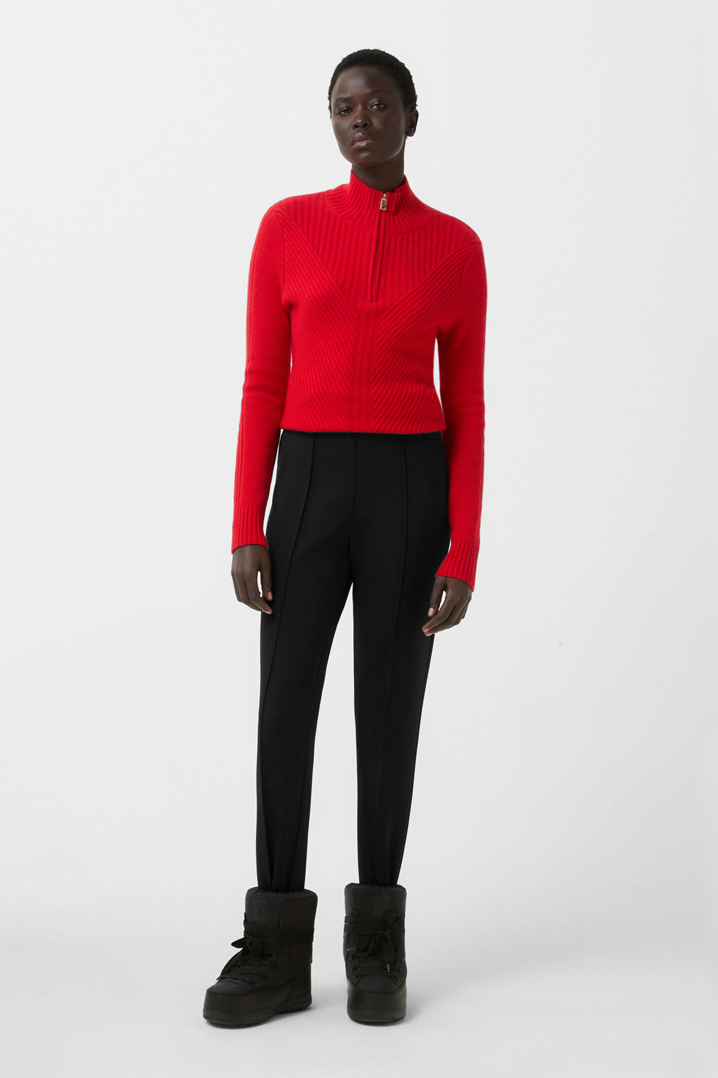 Elaine functional stirrup trousers Black