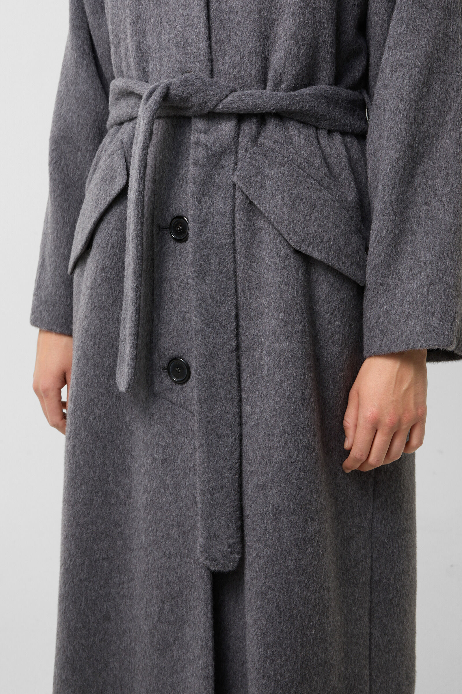 Runa wool coat Grey