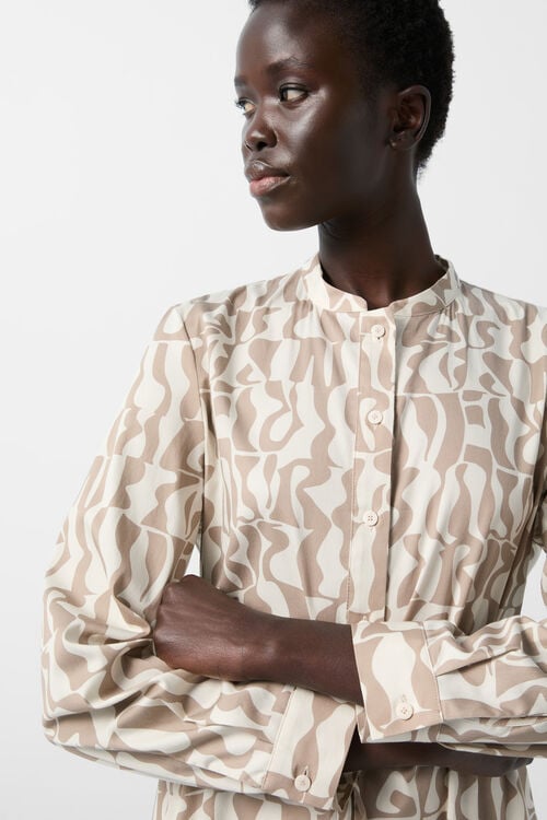 Dress Shanice Caramel/cream