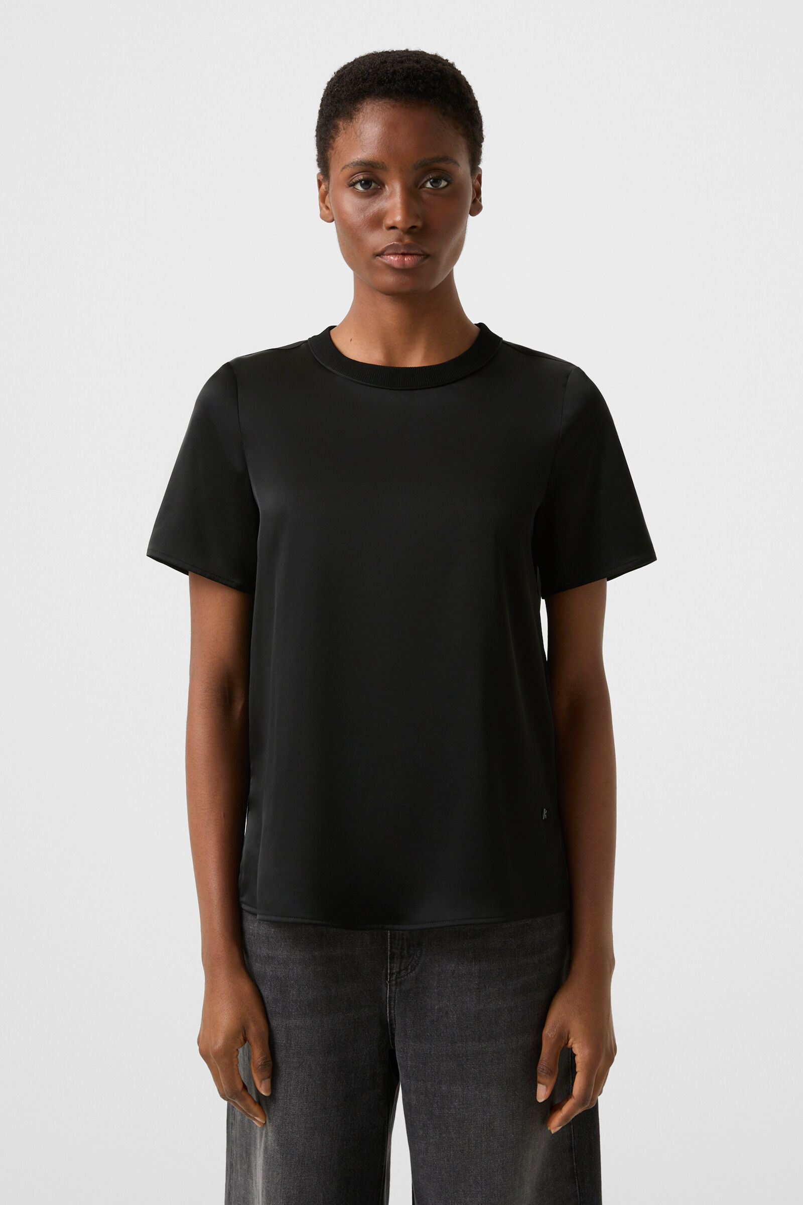 Satin shirt Dylan Black