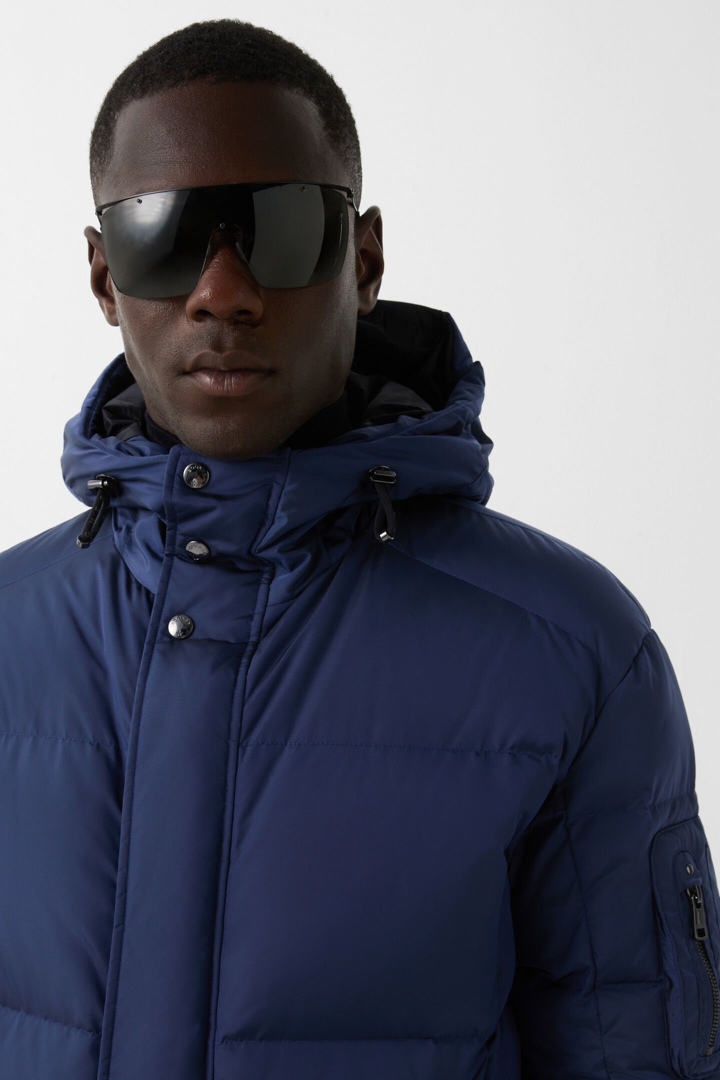 Jones down short coat Blue