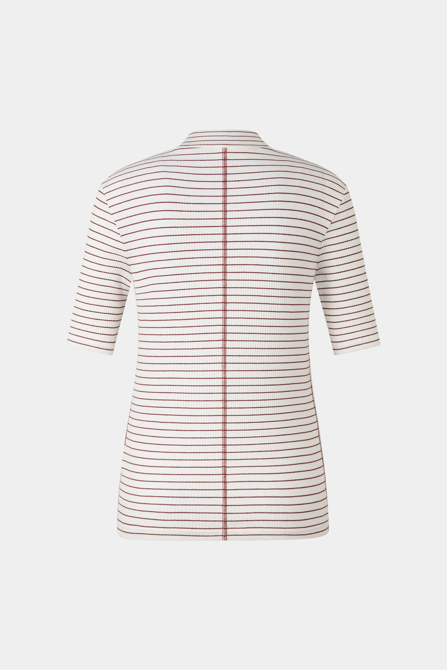 T-Shirt Riva Weinrot/Off-White