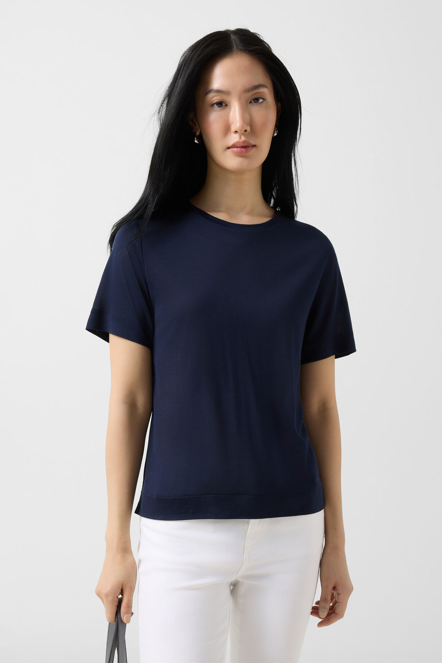 Silk shirt Sienna Navy blue