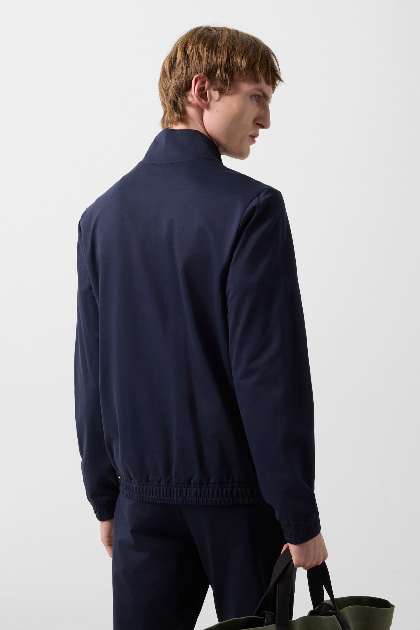 Rupert jersey jacket Navy blue