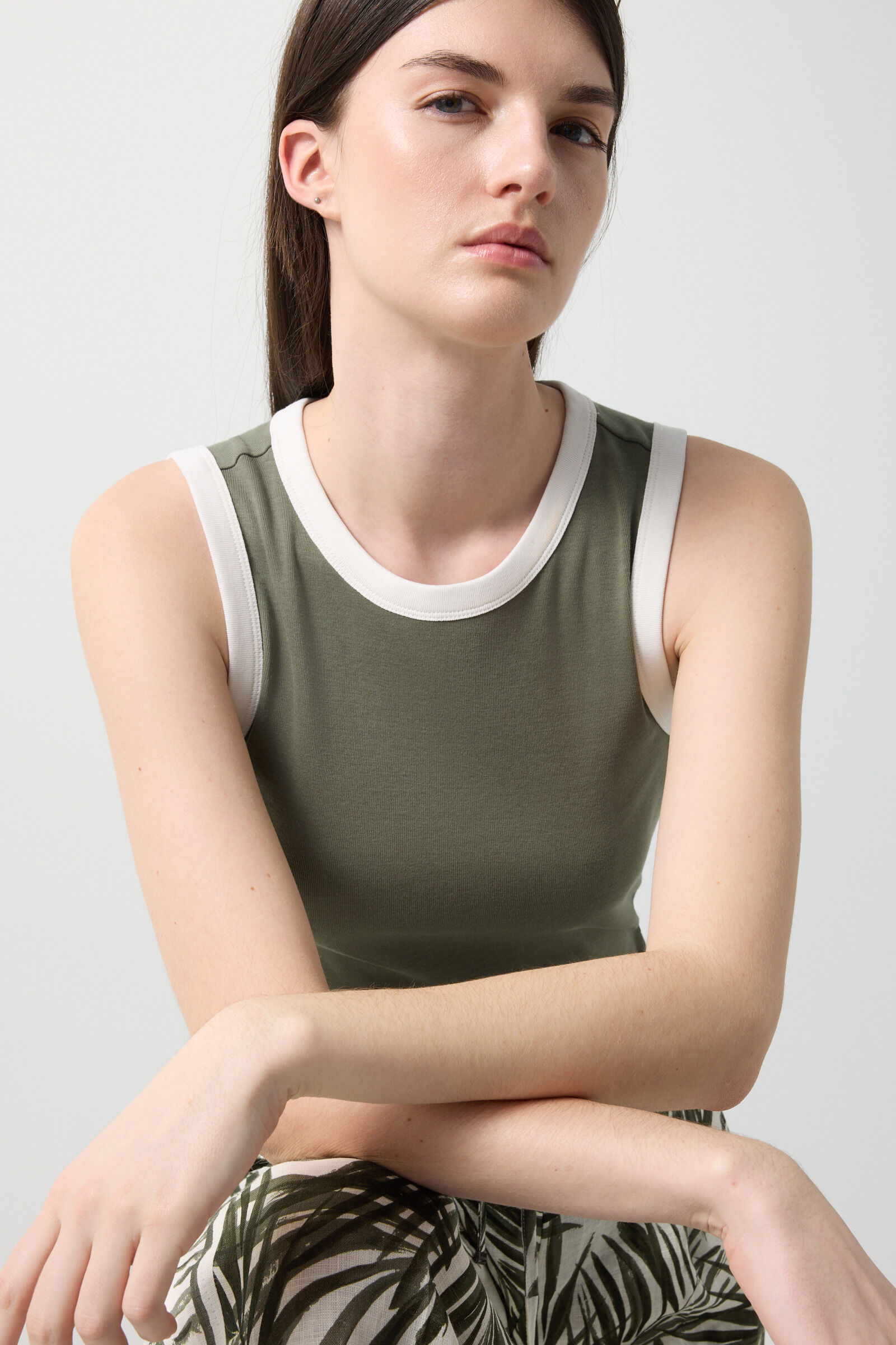 Niki tank top Olive green
