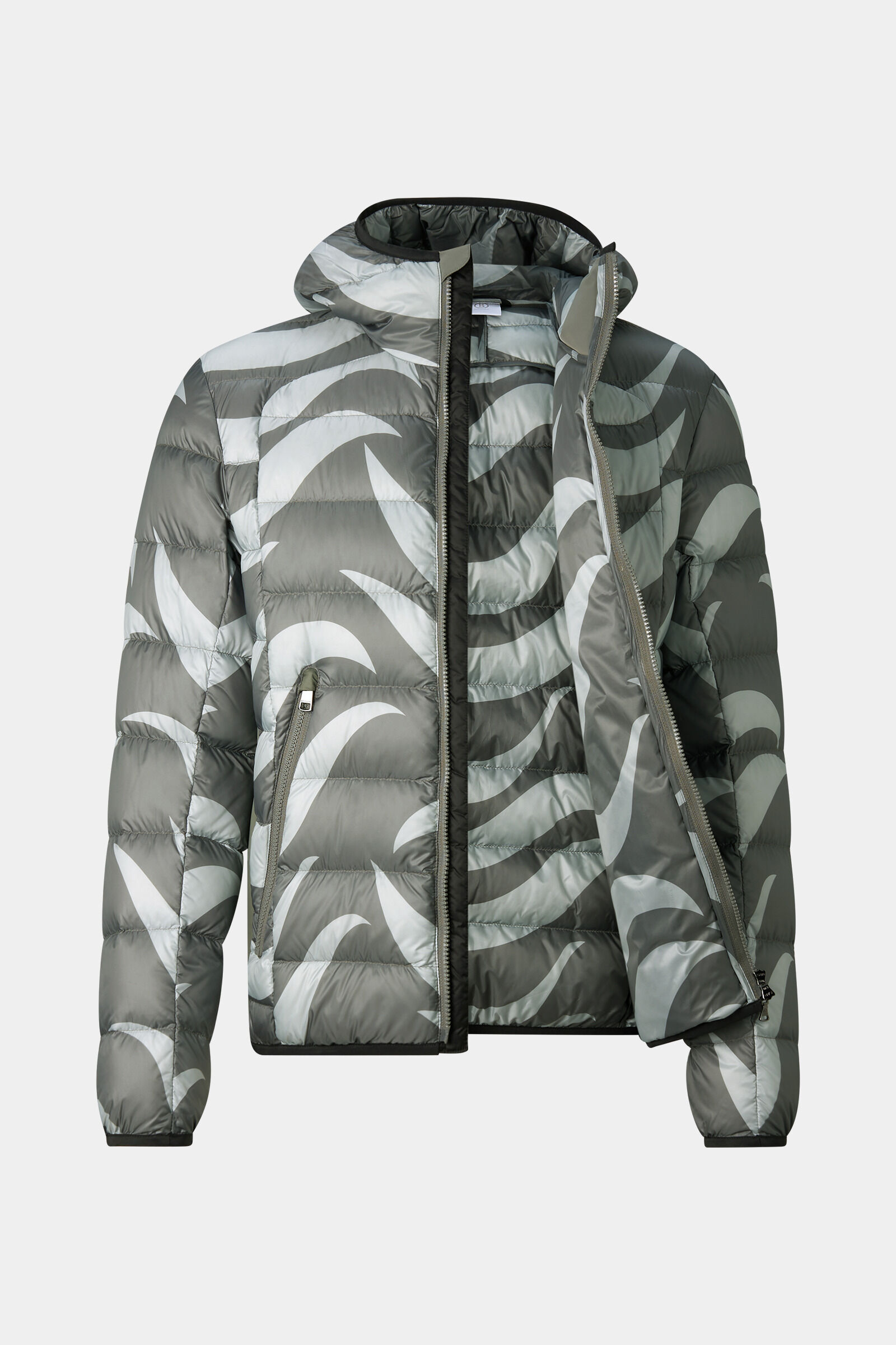 Midlayer-Daunenjacke Jarne Oliv/Grau