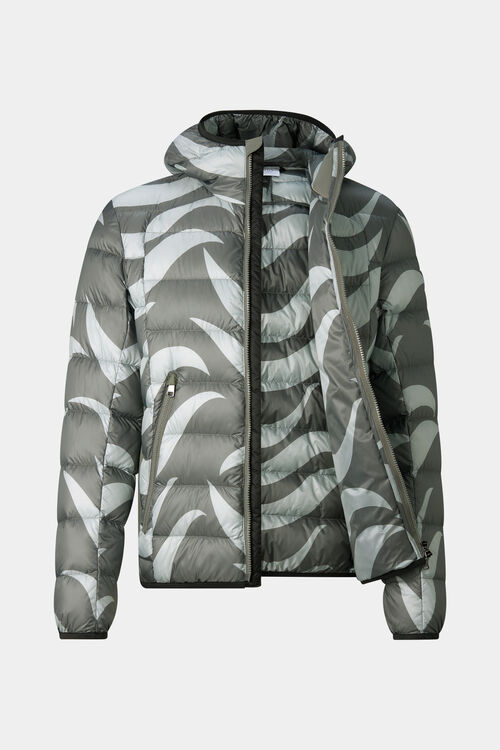 Midlayer-Daunenjacke Jarne Oliv/Grau