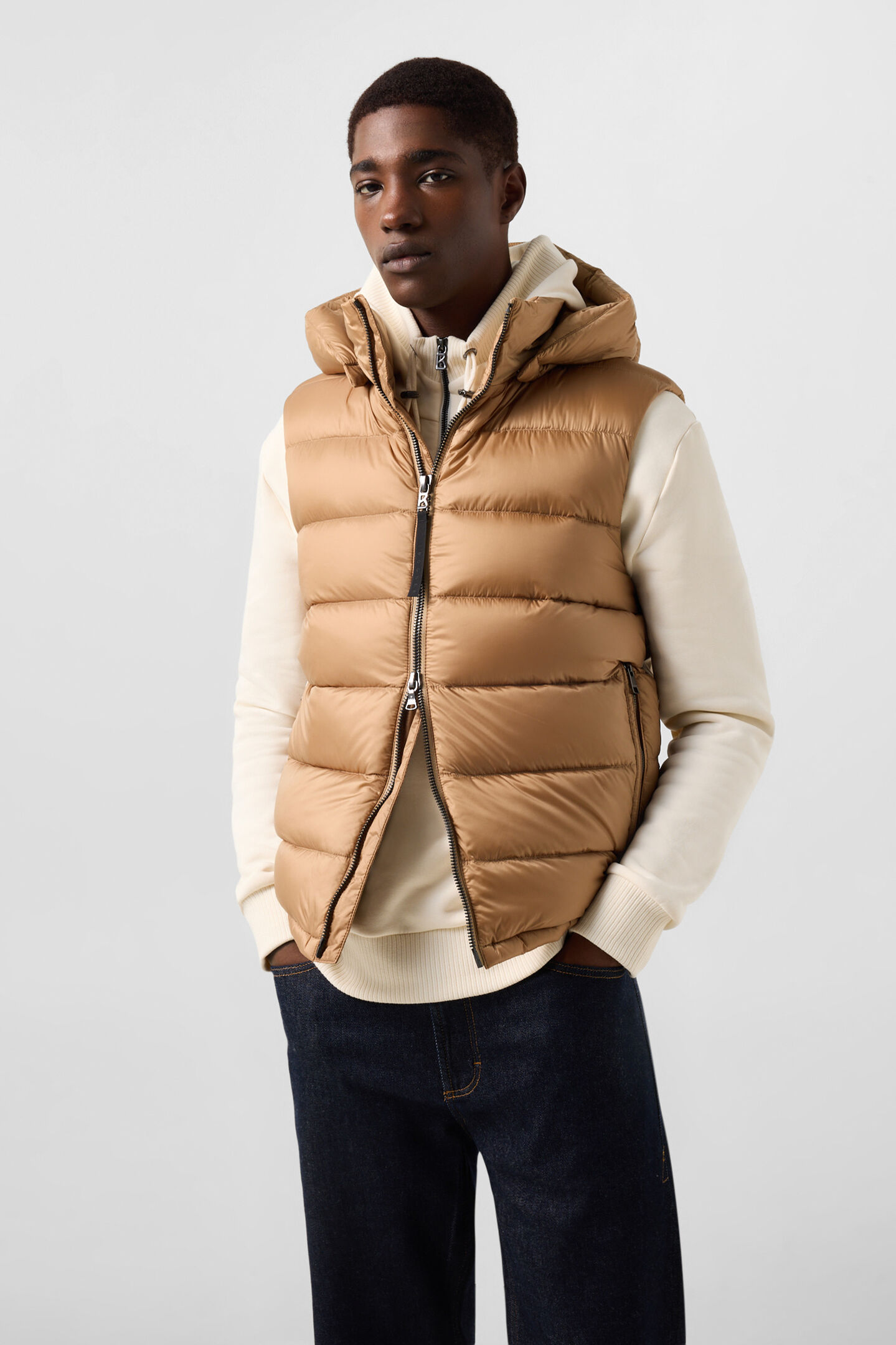 Holger down gilet Camel