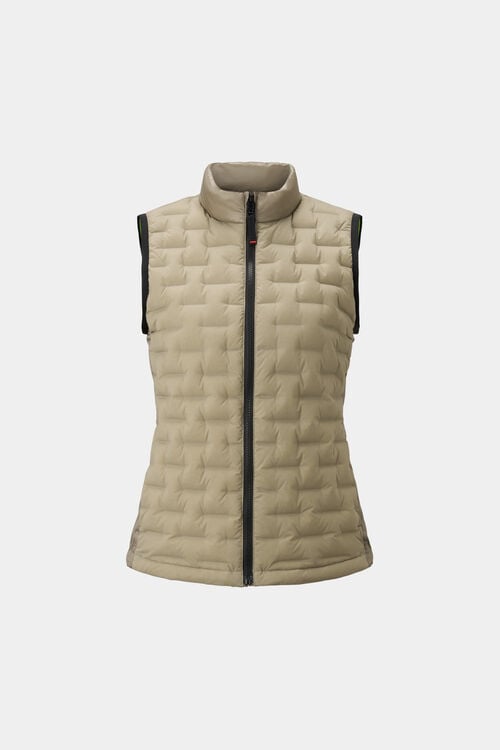 Fenja lightweight down waistcoat Khaki