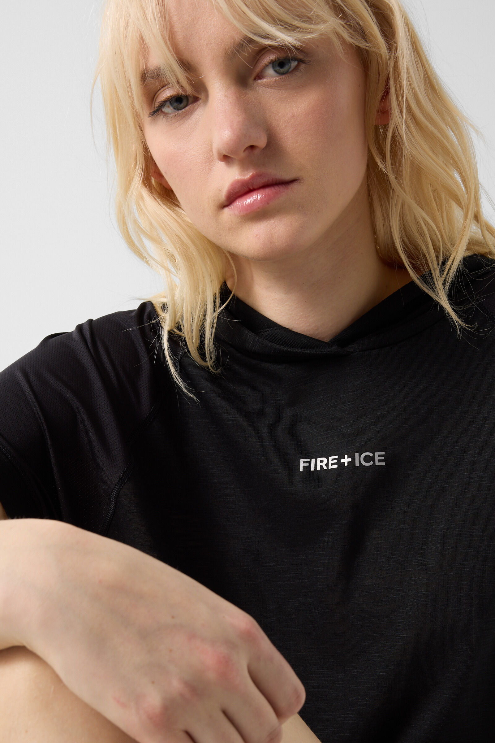 Damia hoodie shirt Black