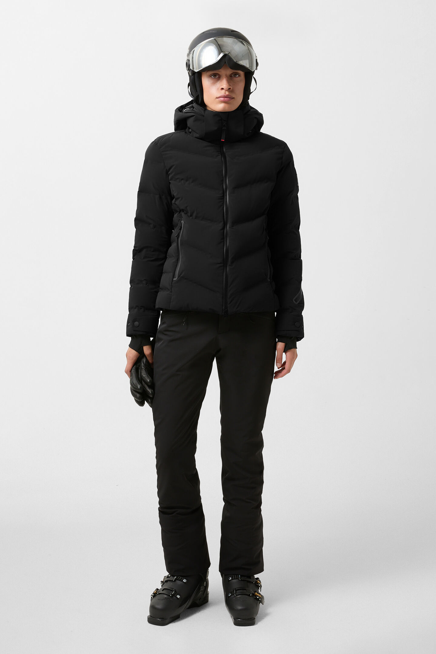 Tech-Sael quilted jacket Black
